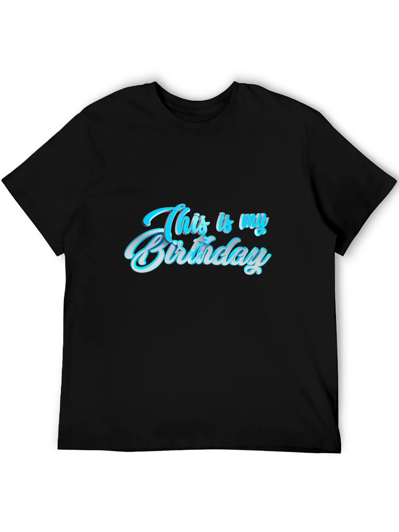 This is My Birthday Graphic Tee - Black