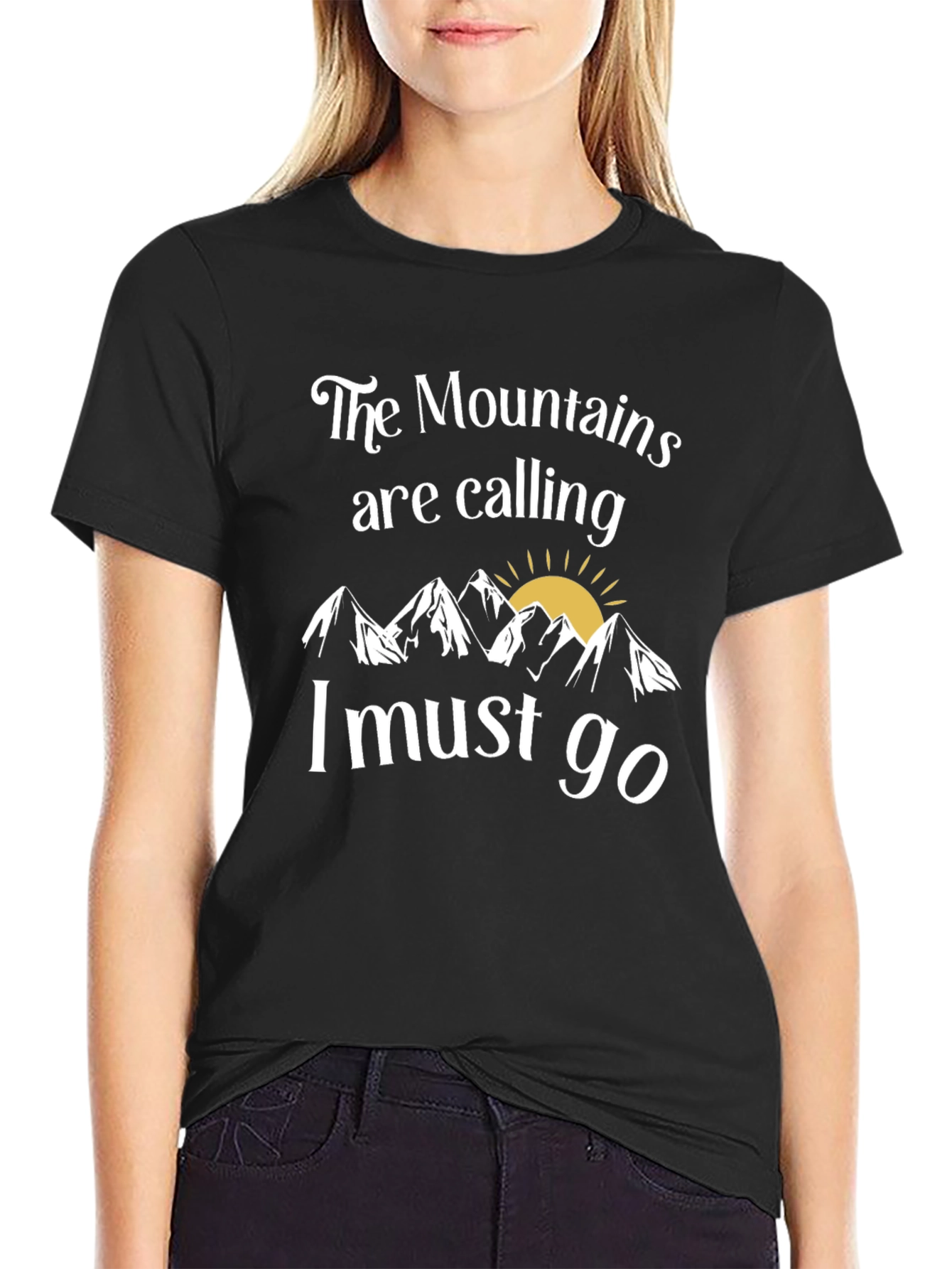 The Mountains Are Calling Graphic Tee