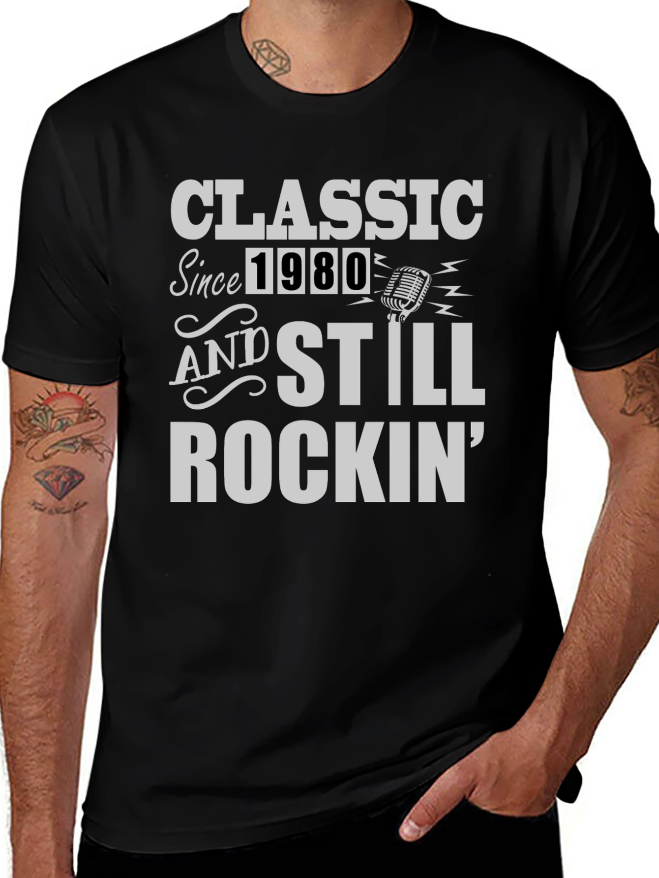 Classic Since 1980 Rockin T-Shirt