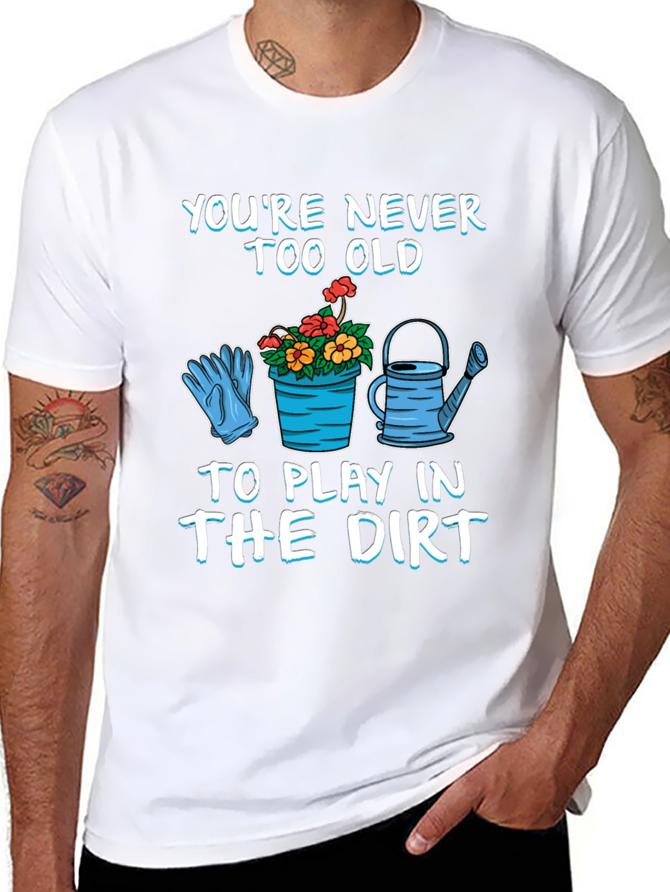 Never Too Old Gardening T-Shirt