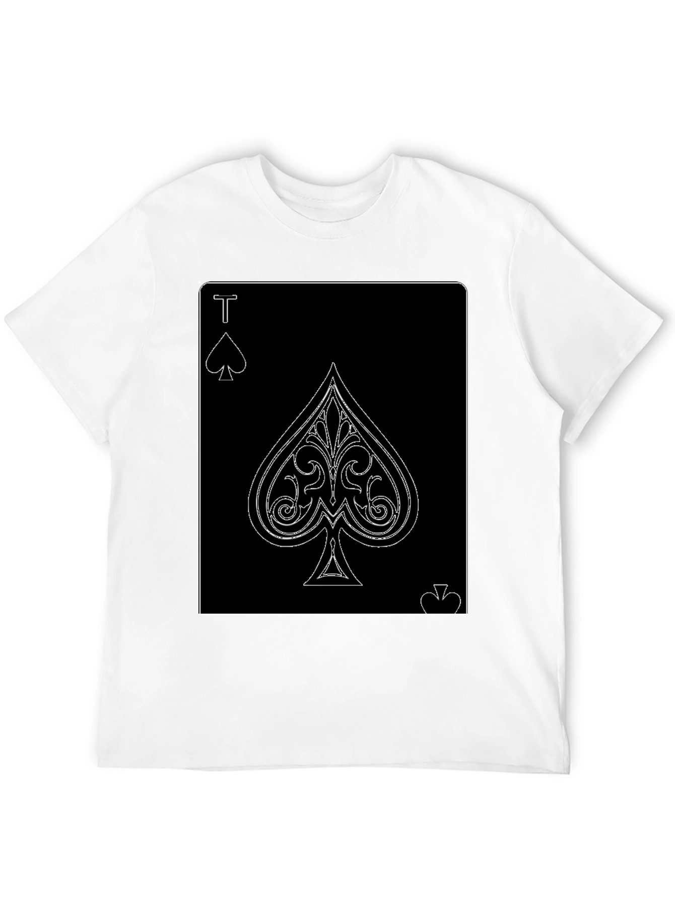 Ace of Spades Graphic Tee - Black
