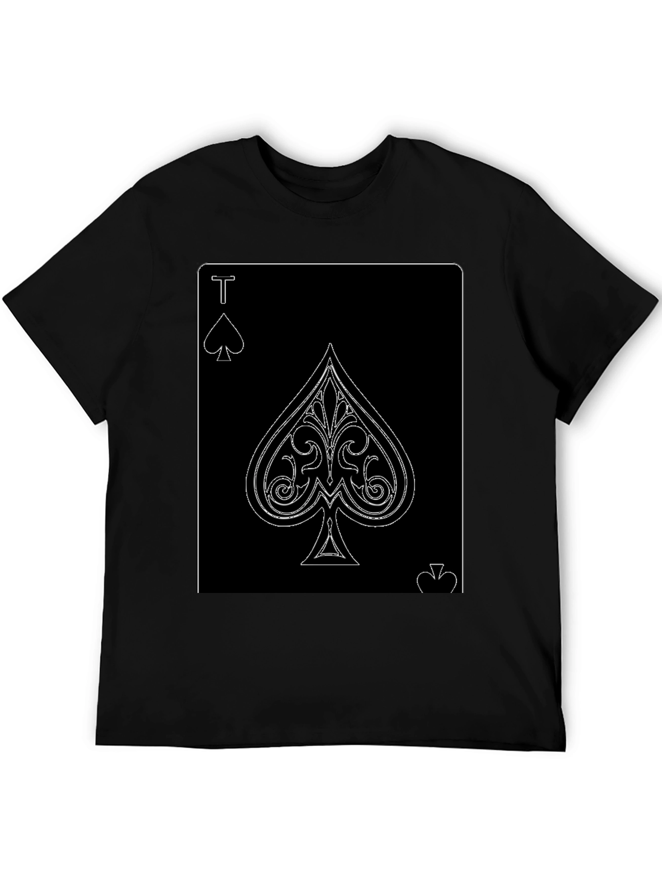 Ace of Spades Graphic Tee - Black