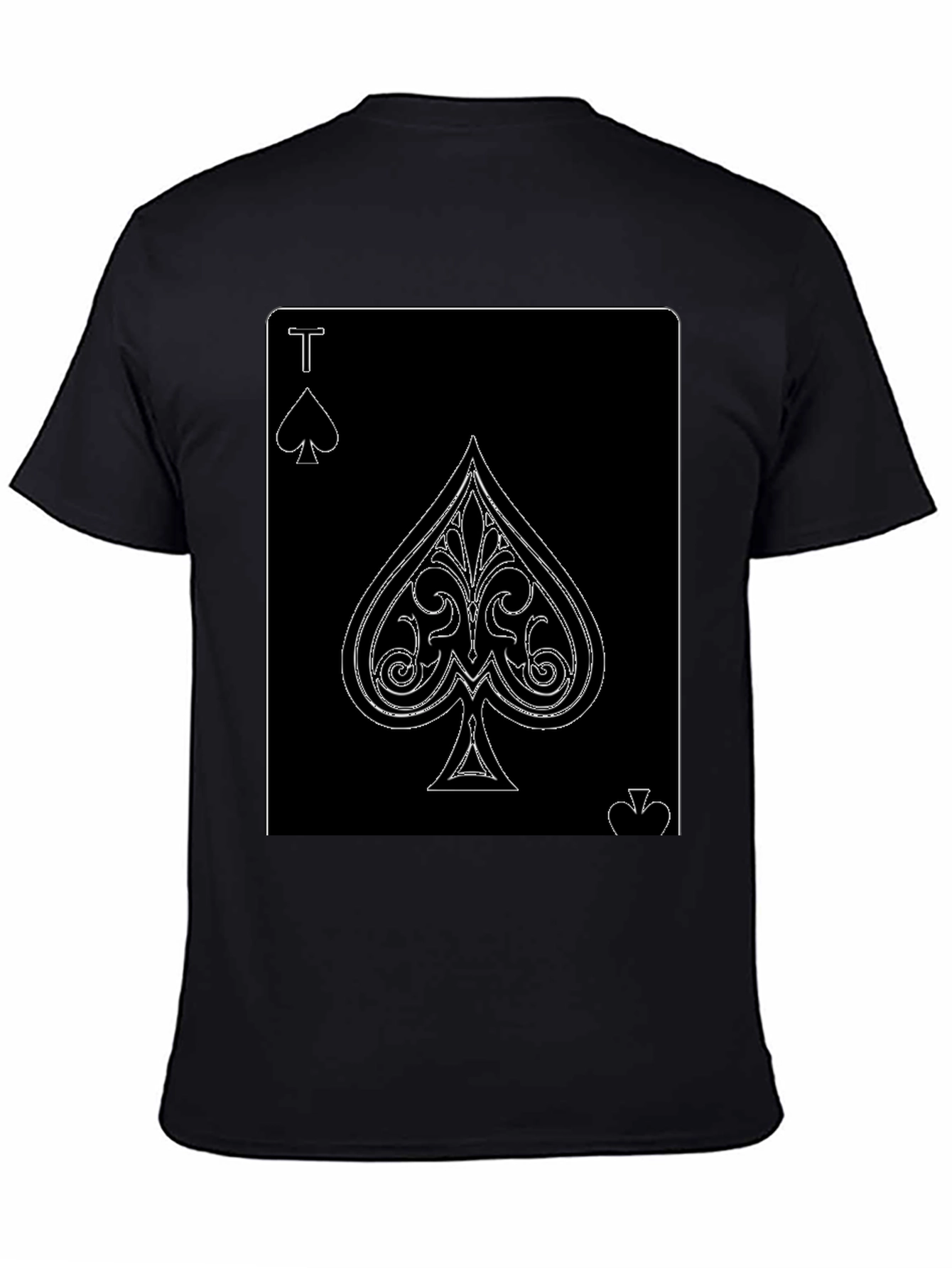 Ace of Spades Graphic Tee - Black