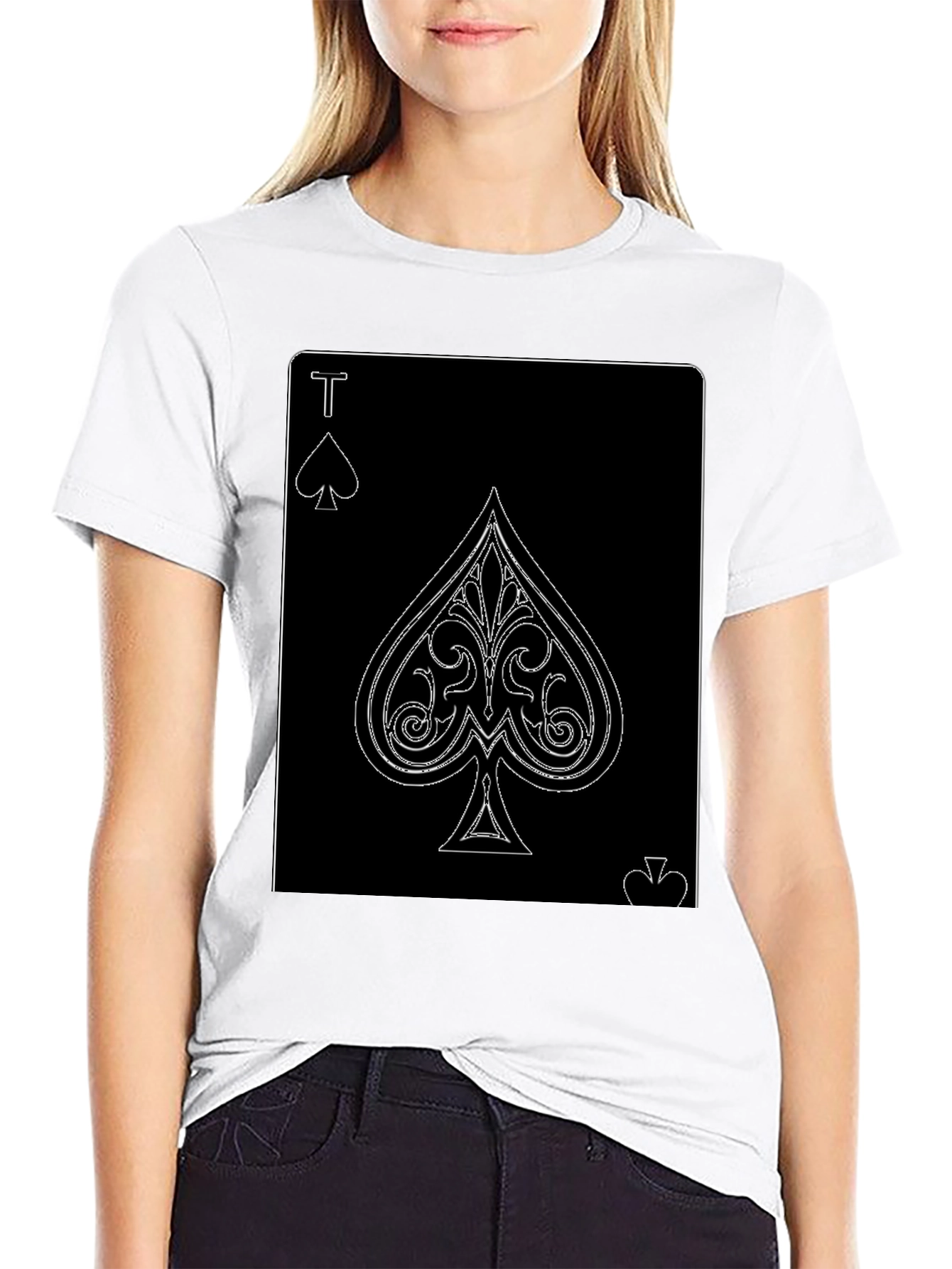 Ace of Spades Graphic Tee - Black