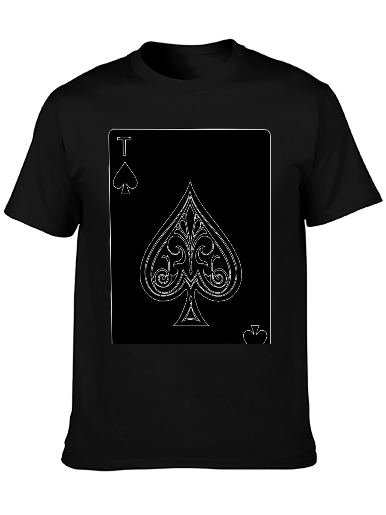 Ace of Spades Graphic Tee - Black