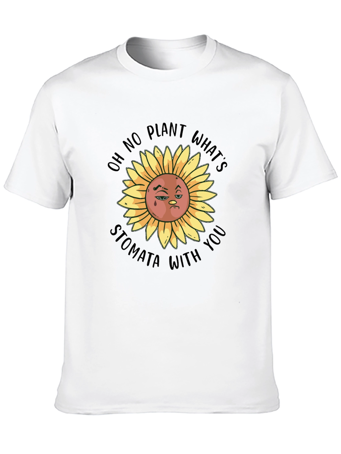 Funny Sunflower Graphic T-Shirt
