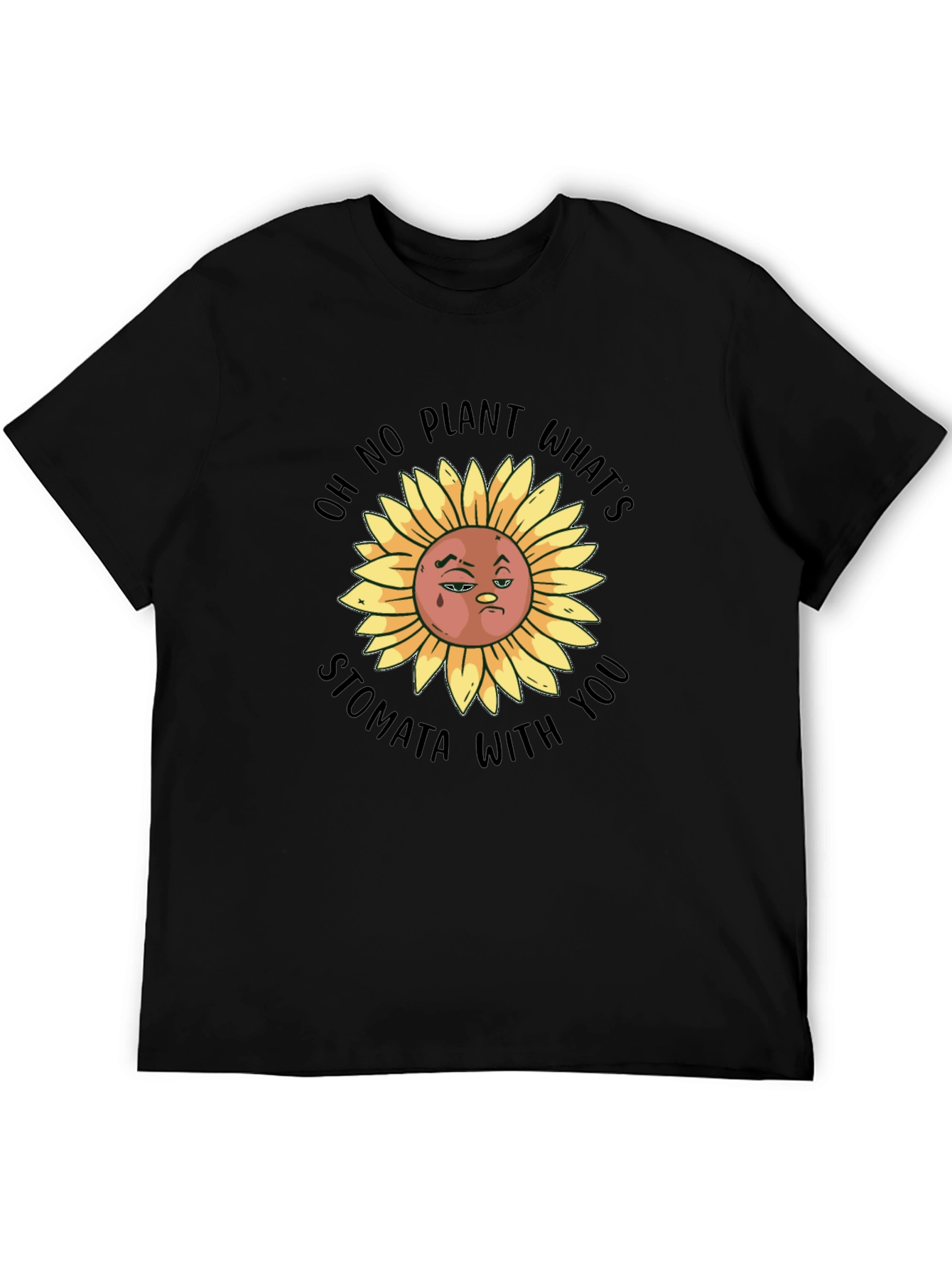 Funny Sunflower Graphic T-Shirt