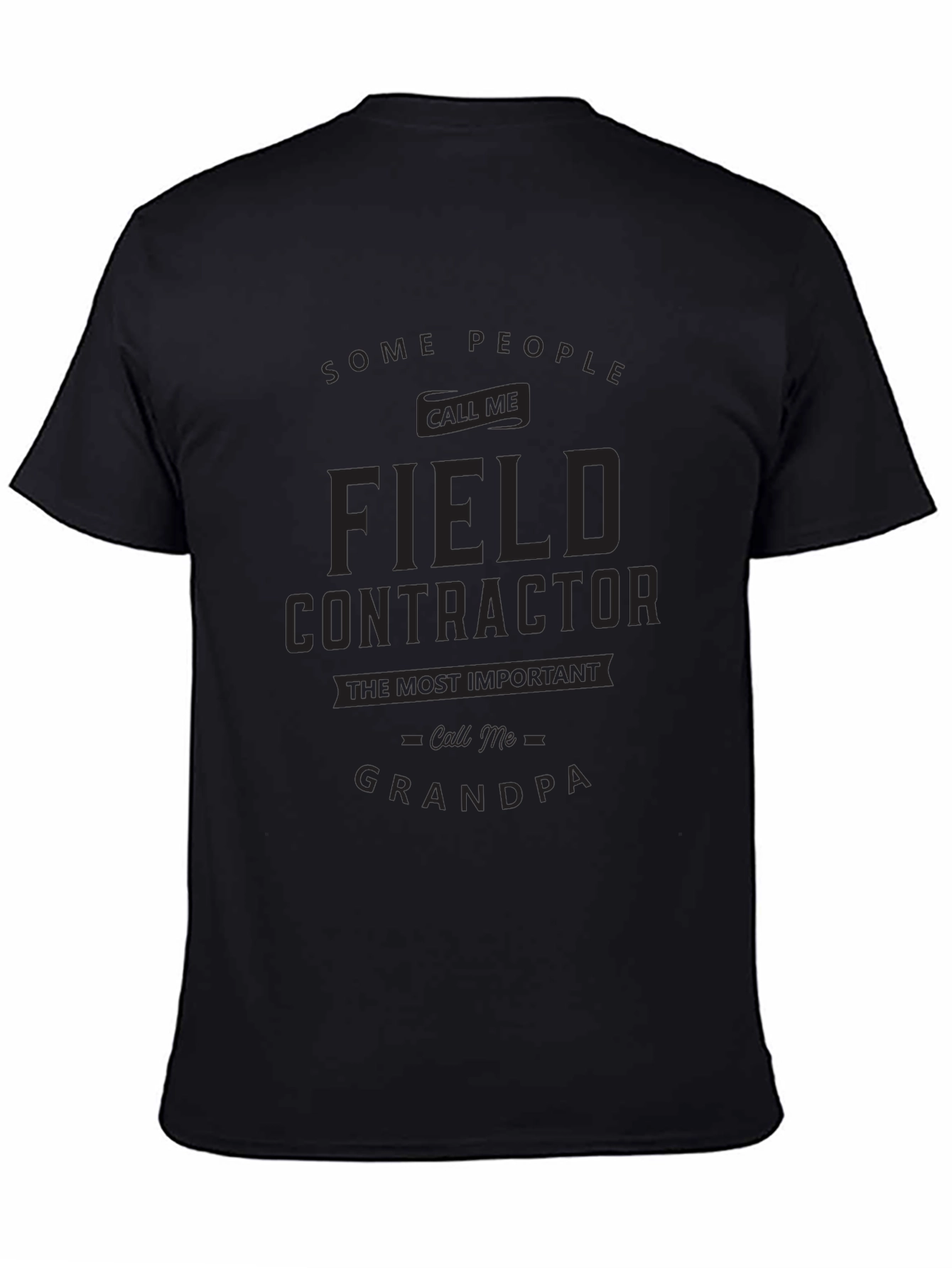 Field Contractor Grandpa Graphic T-Shirt