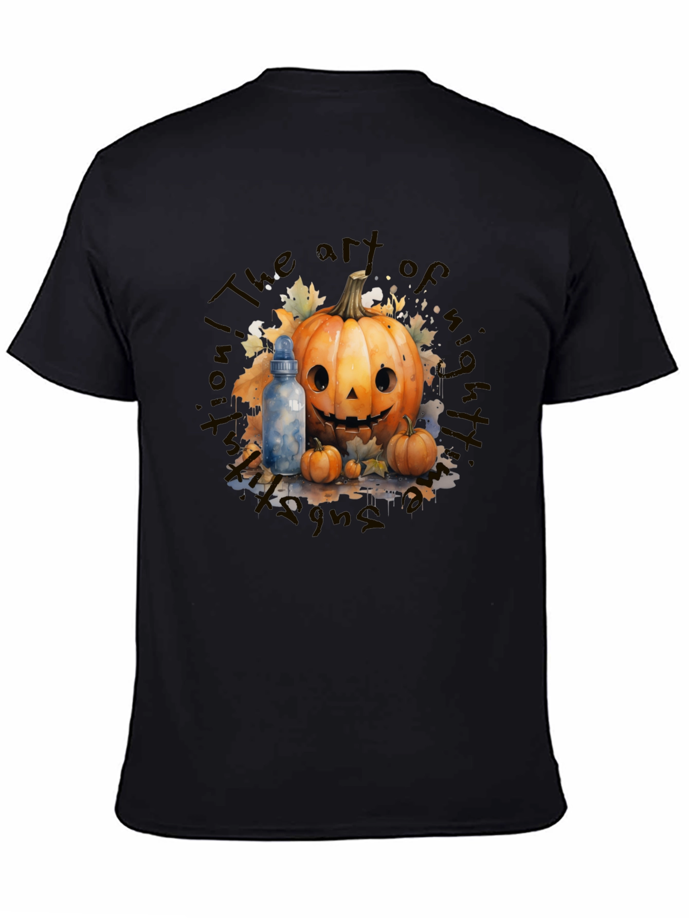 Halloween Art Pumpkin T-Shirt