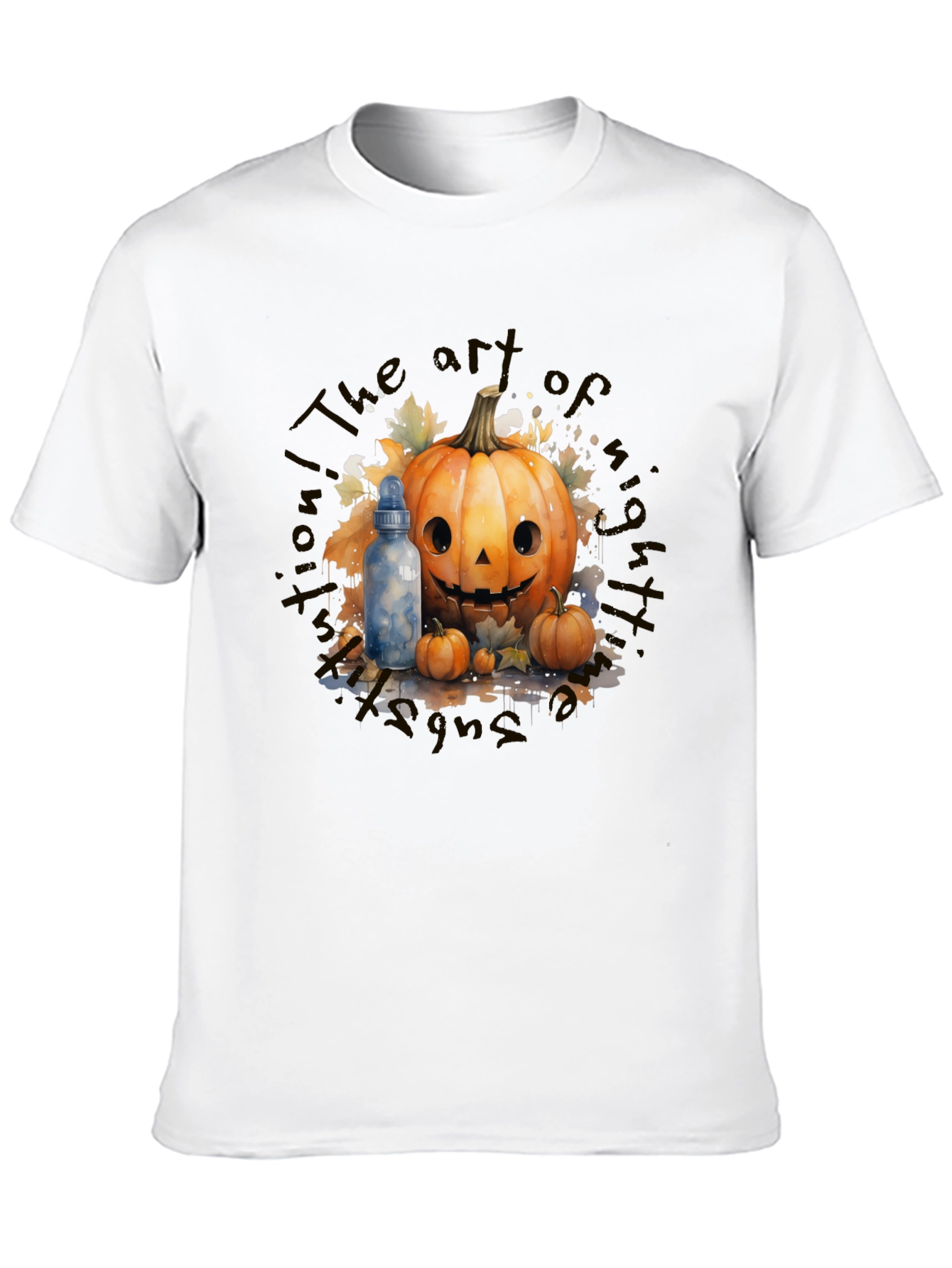 Halloween Art Pumpkin T-Shirt