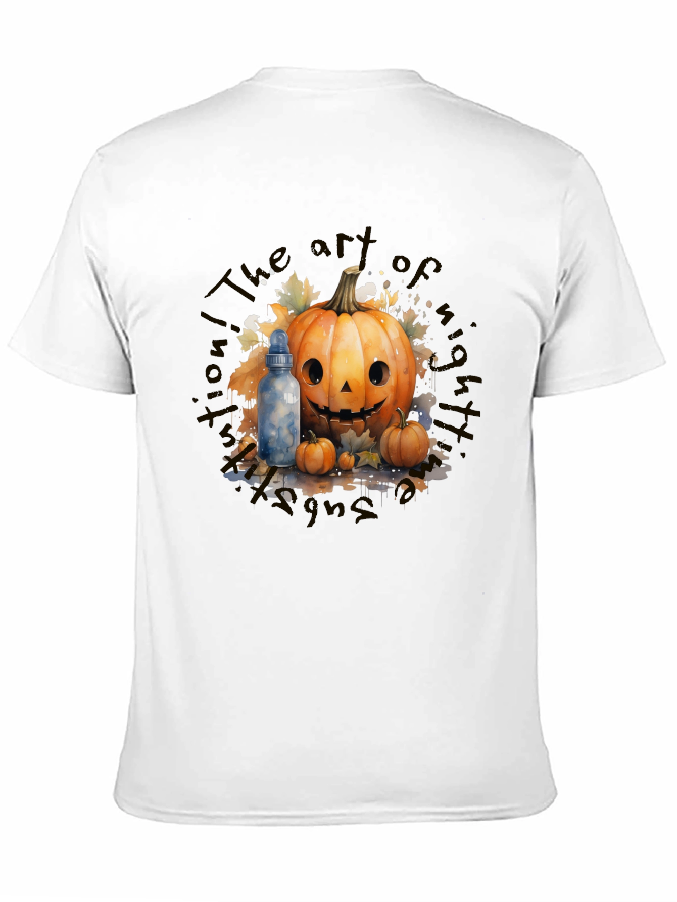 Halloween Art Pumpkin T-Shirt