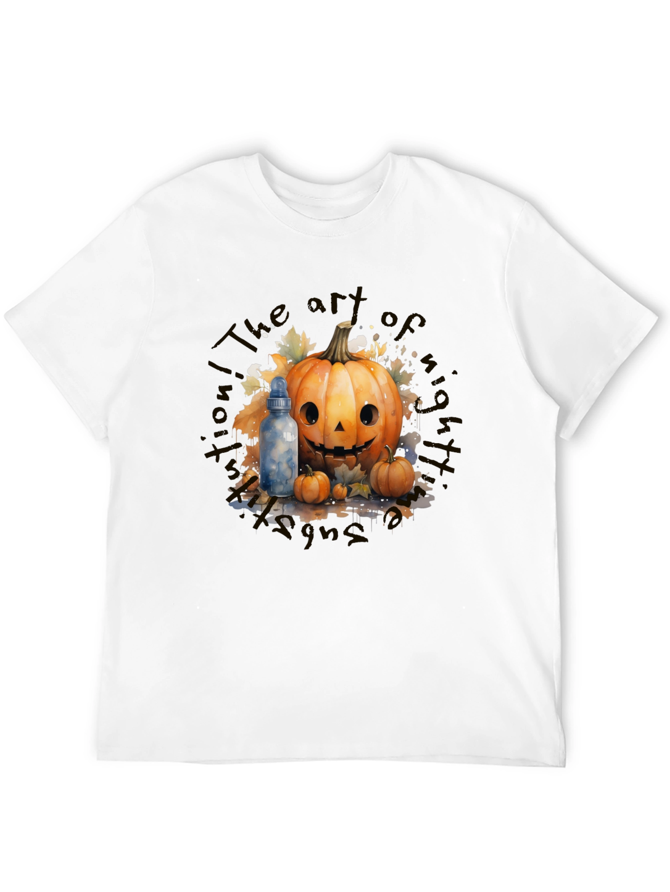 Halloween Art Pumpkin T-Shirt