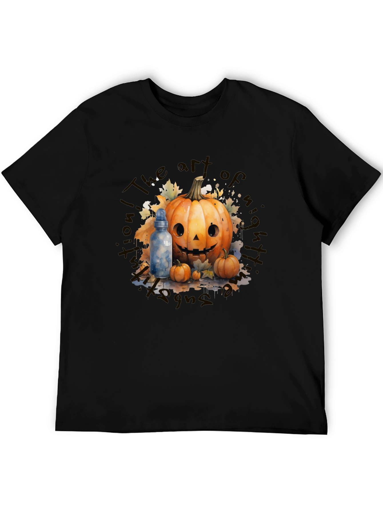 Halloween Art Pumpkin T-Shirt