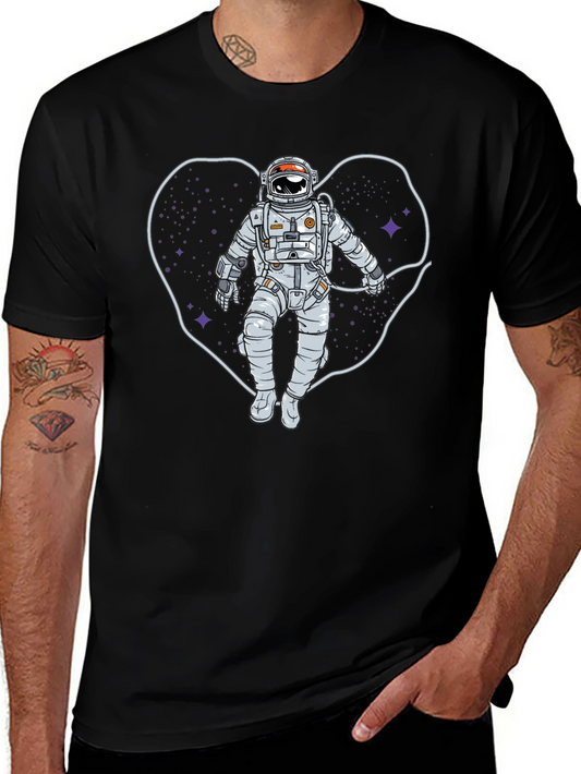 Astronaut Heart Space T-Shirt