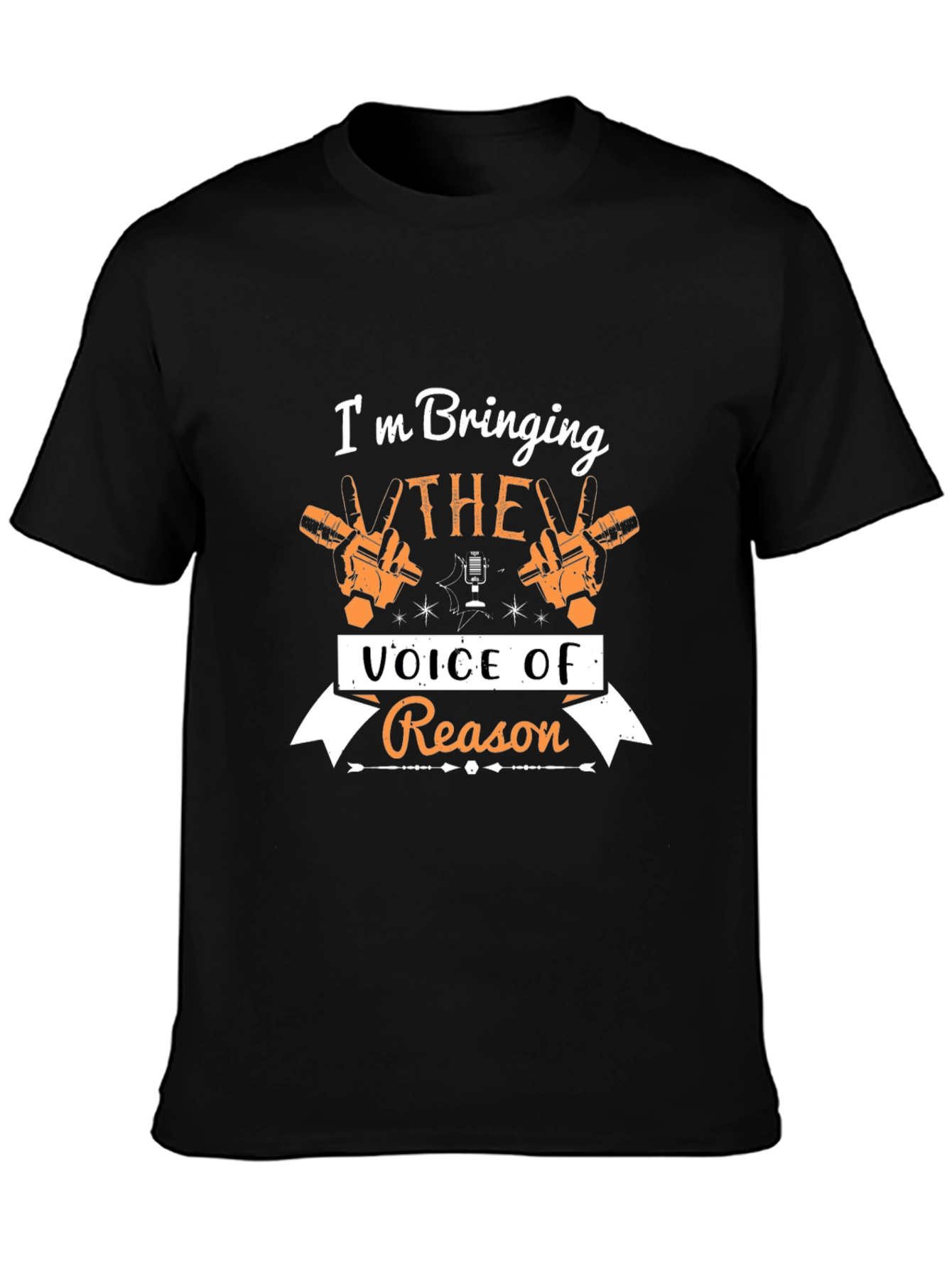 Voice of Reason Graphic Tee - Black