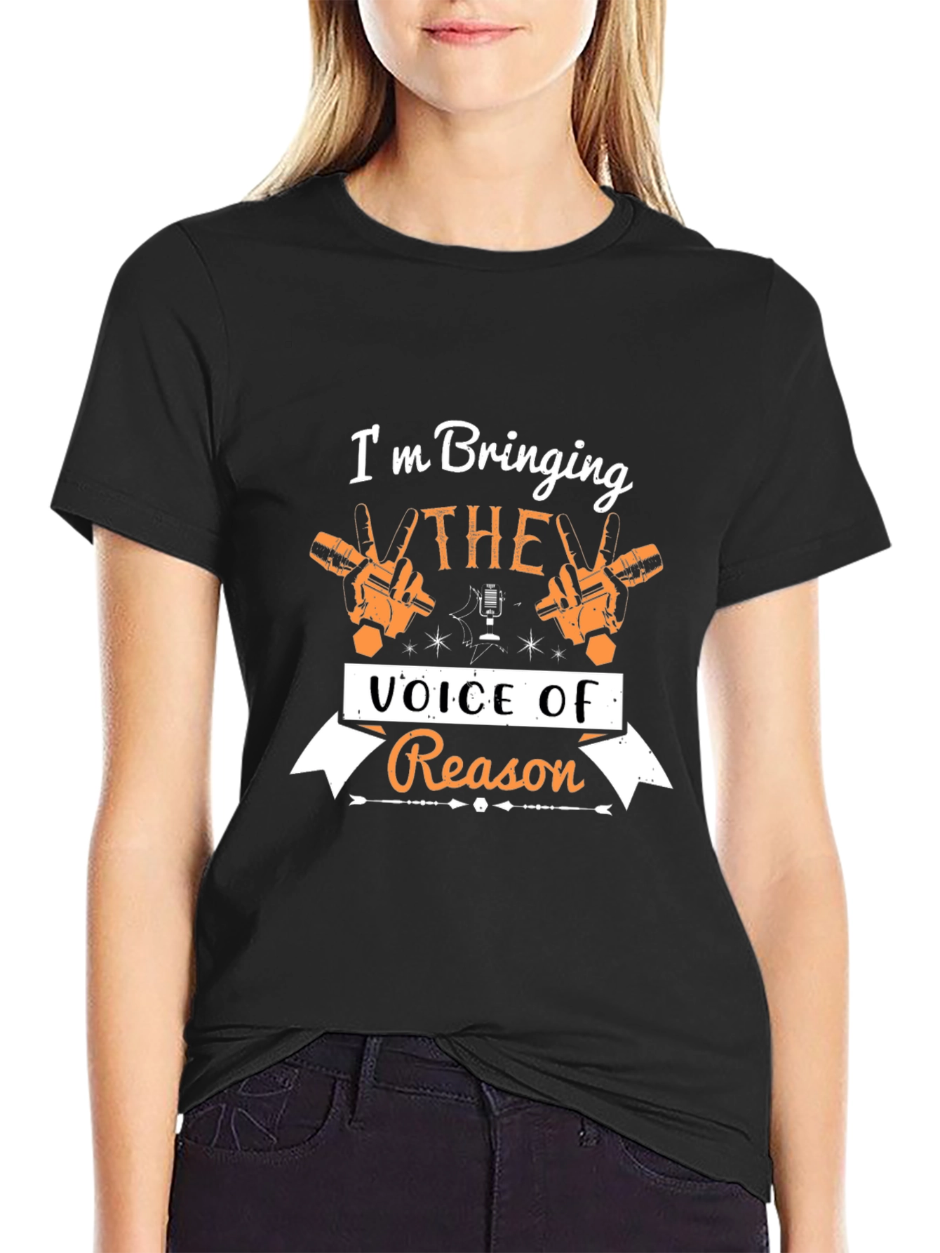 Voice of Reason Graphic Tee - Black
