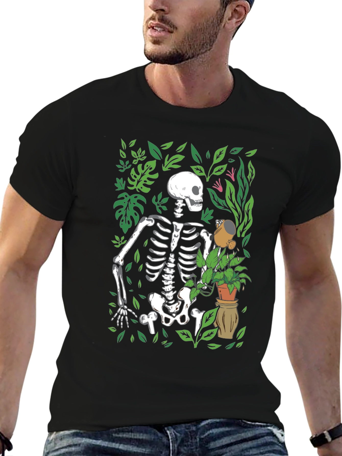 Skeleton Gardener Graphic Tee