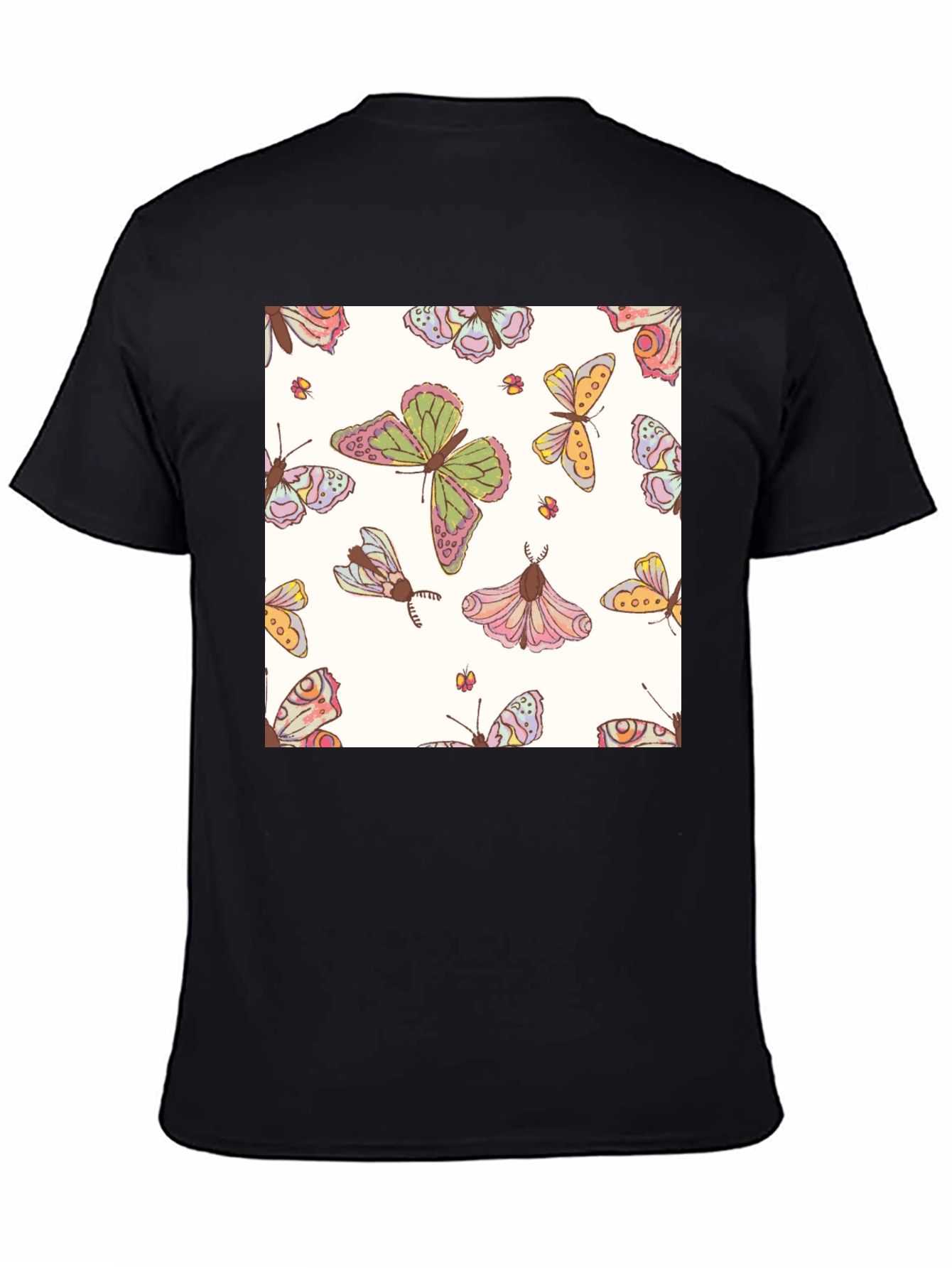 Butterfly Pattern Graphic Tee