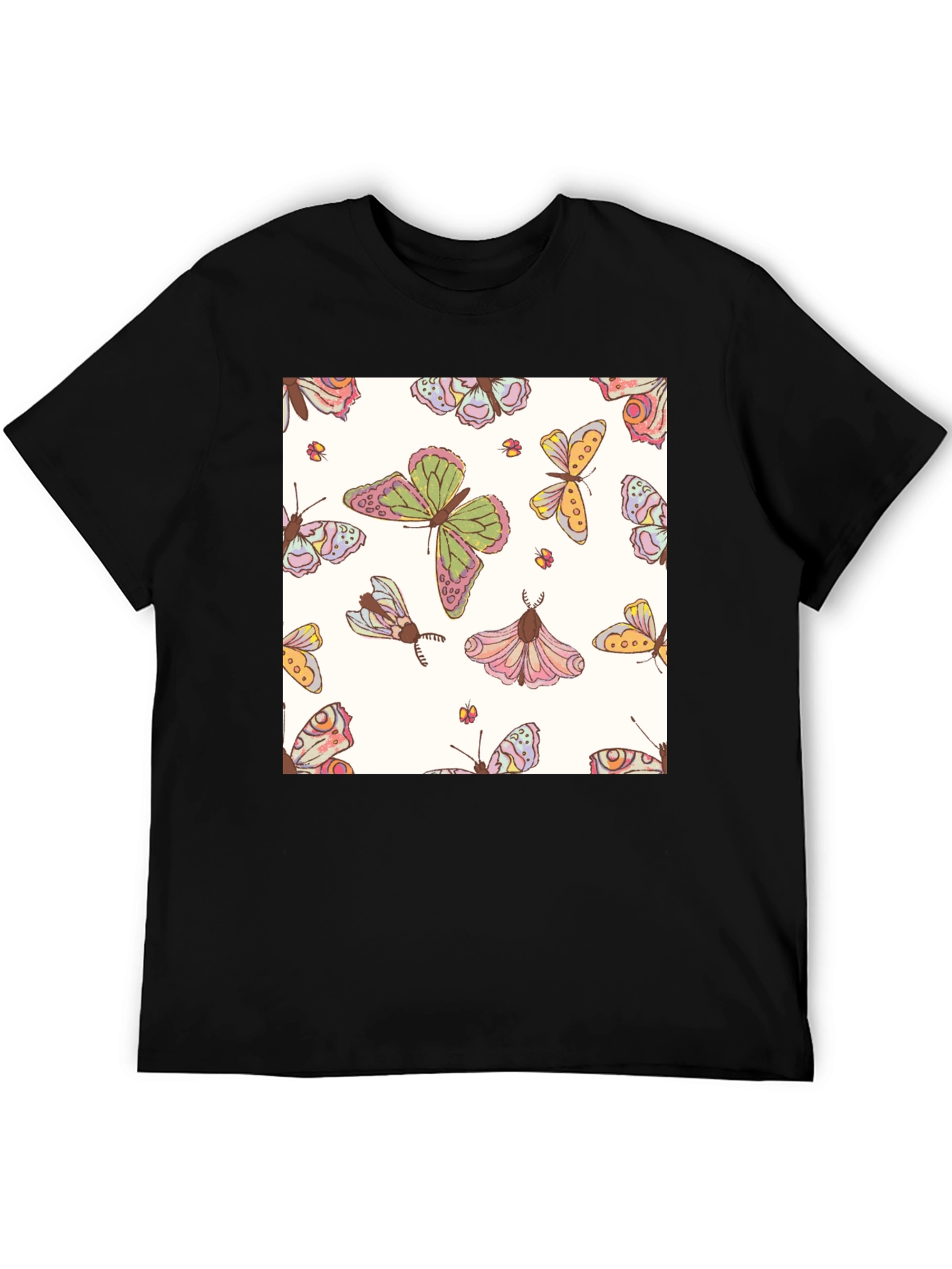 Butterfly Pattern Graphic Tee