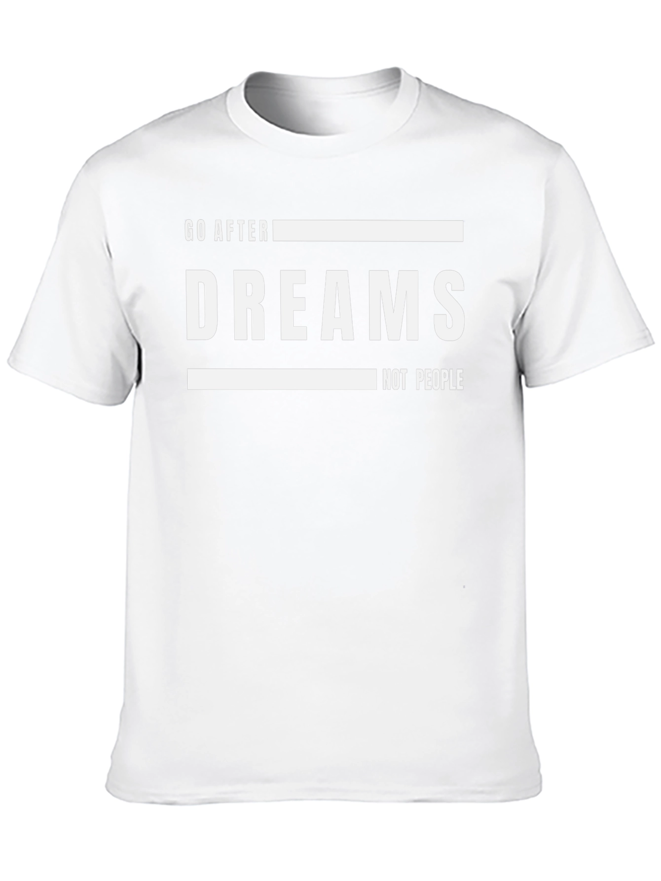 Go After Dreams Graphic Tee - Motivational Black T-Shirt