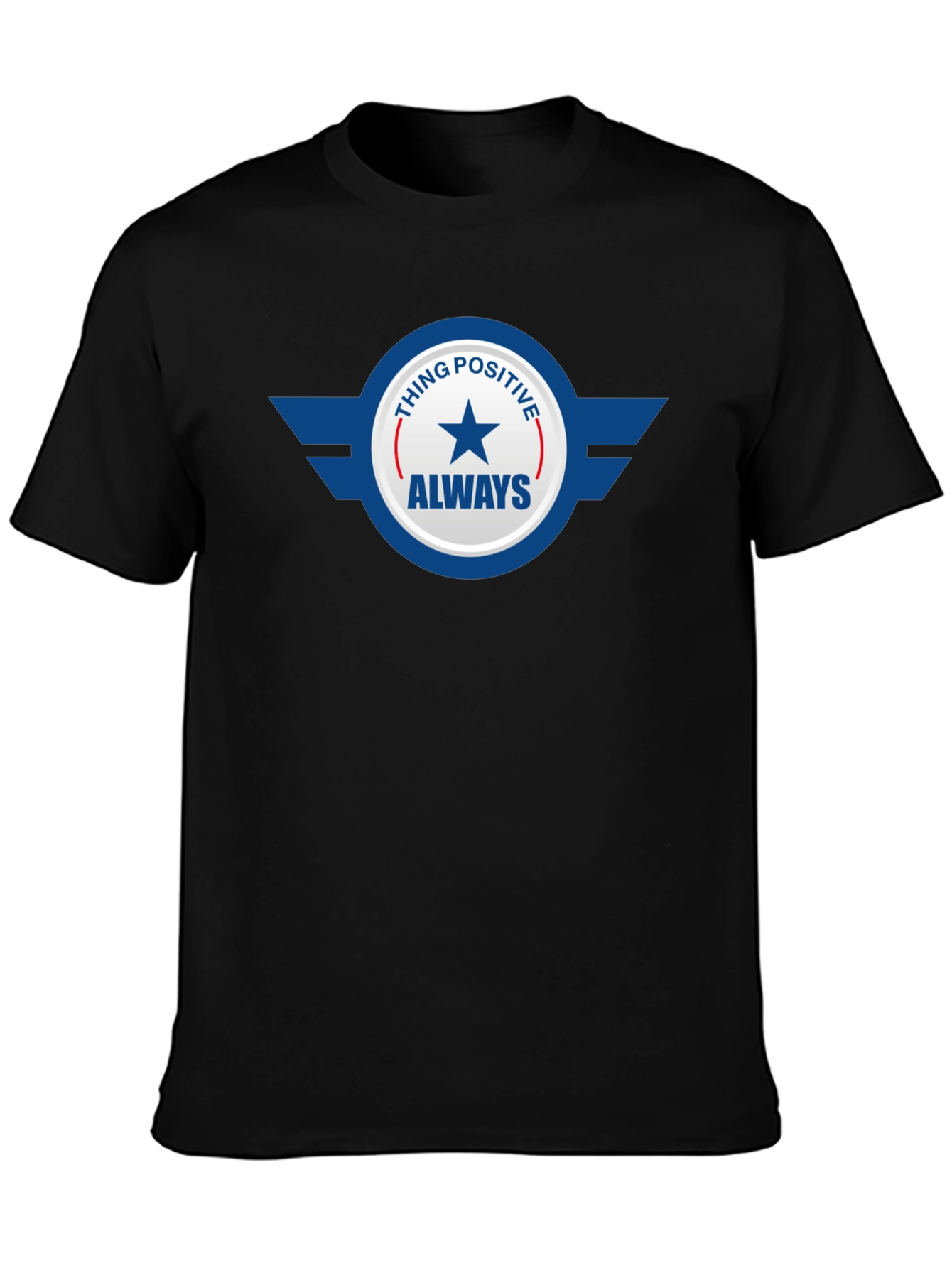 Think Positive Always Graphic T-Shirt