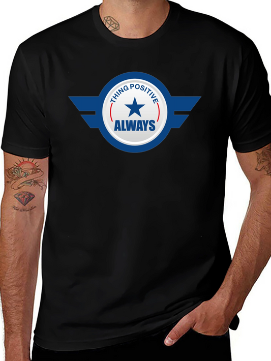 Think Positive Always Graphic T-Shirt