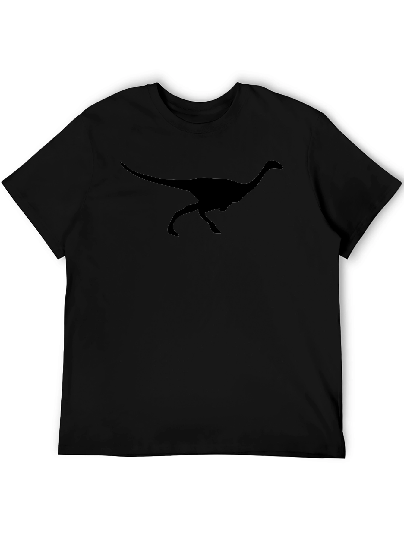 Dinosaur Silhouette T-Shirt - Black