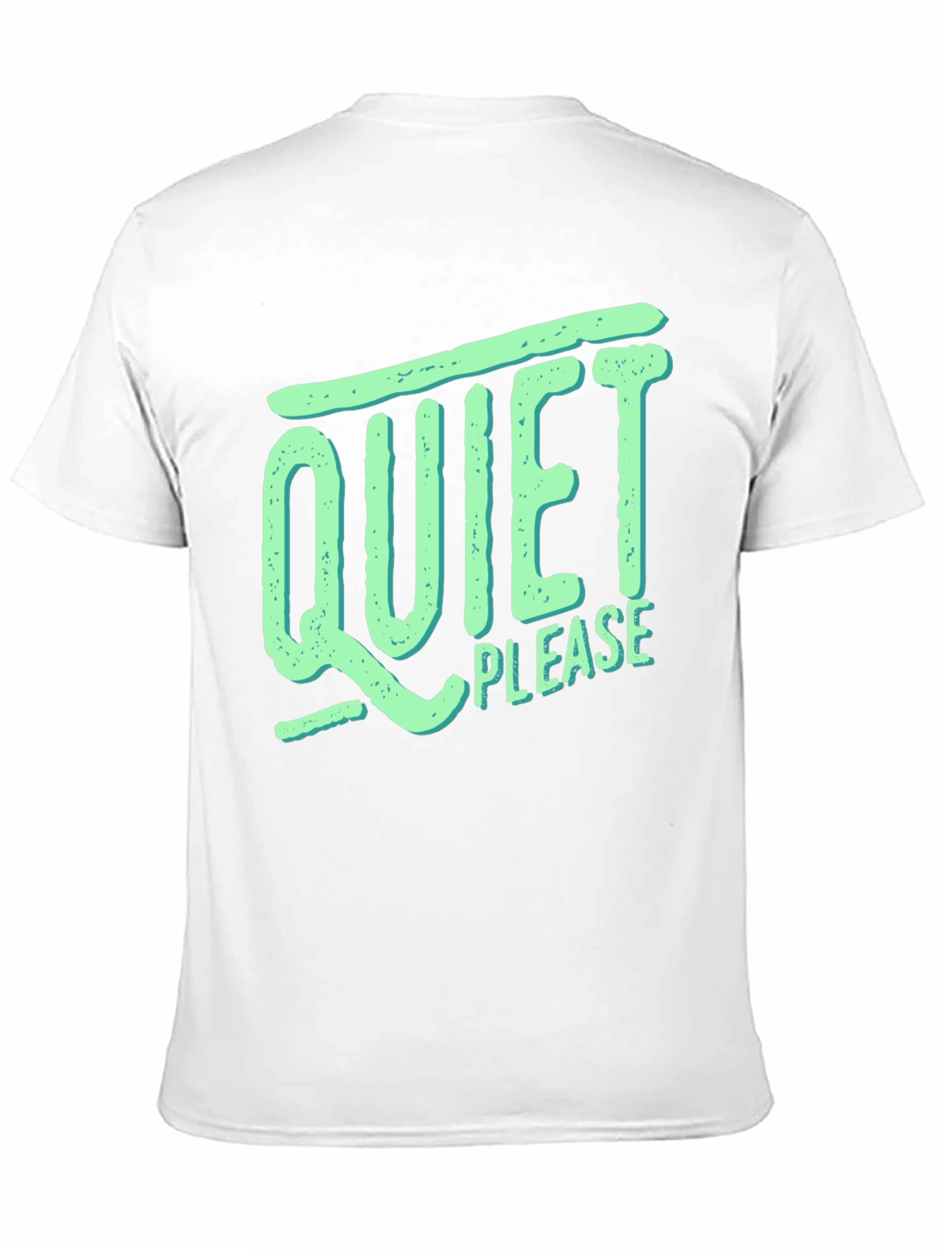 Quiet Please Graphic Tee - Relaxed Comfort