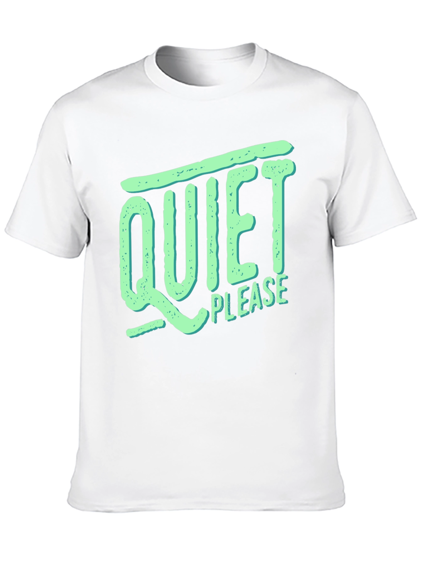 Quiet Please Graphic Tee - Relaxed Comfort