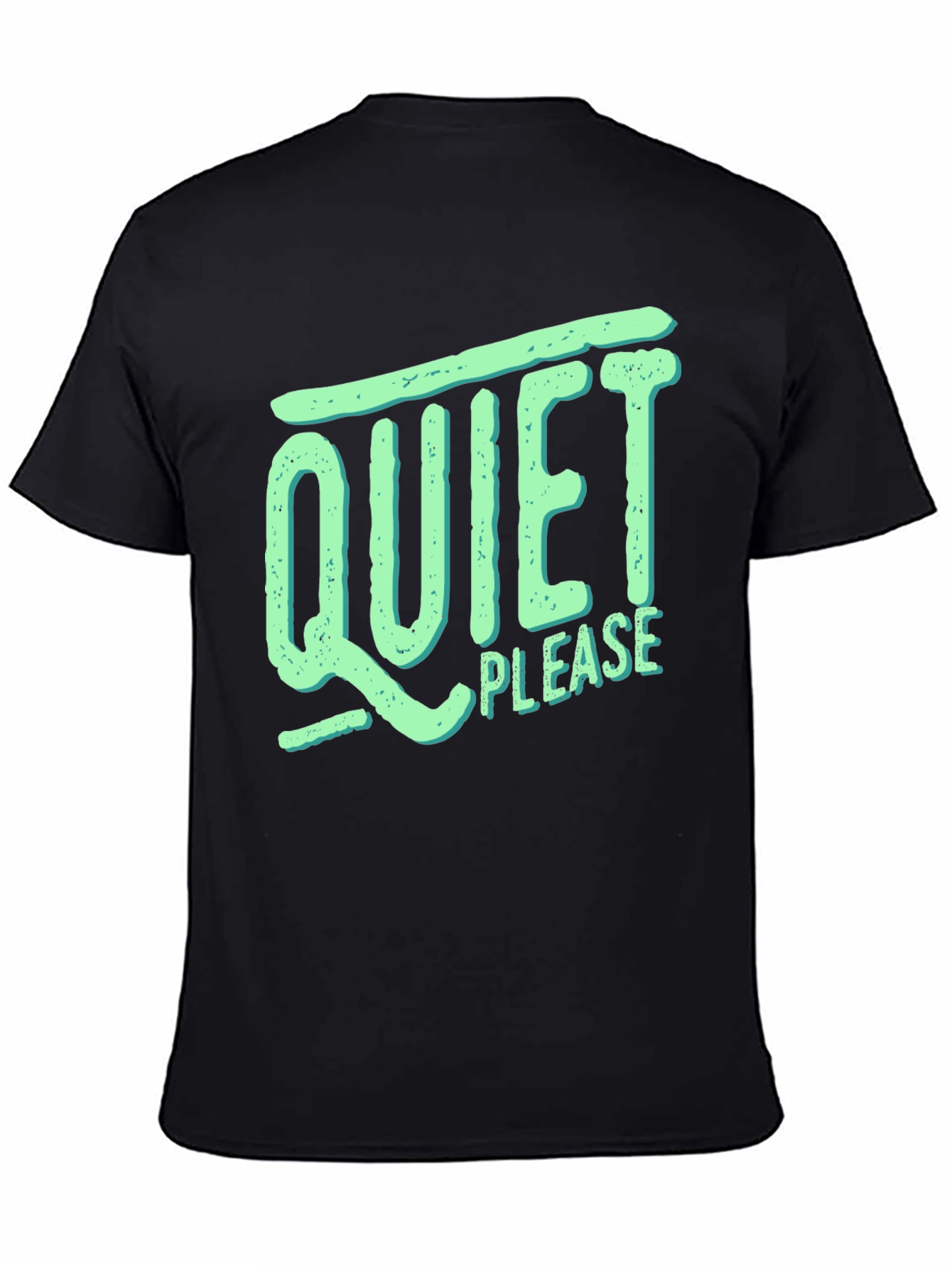 Quiet Please Graphic Tee - Relaxed Comfort