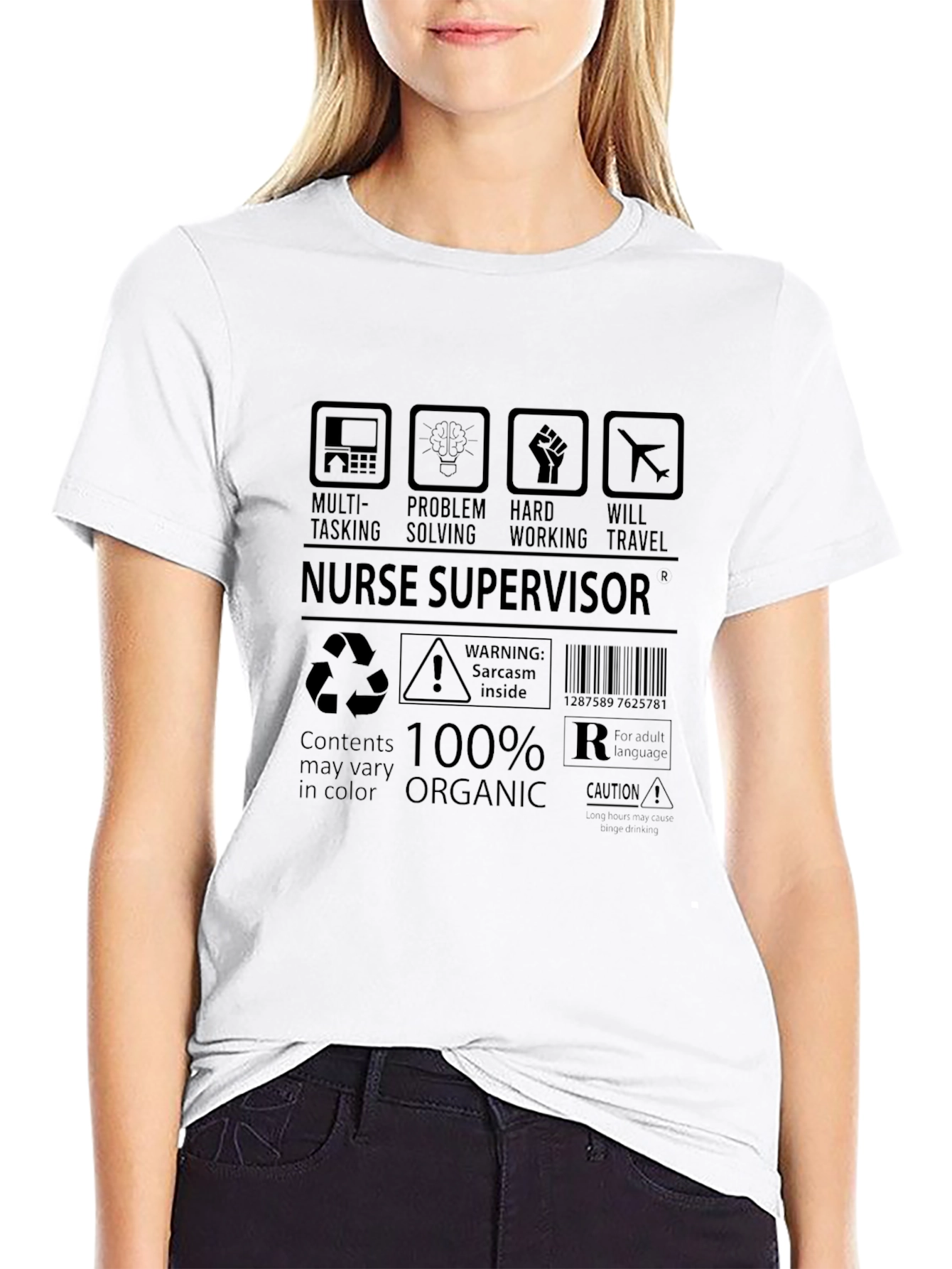 Nurse Supervisor Humor Graphic T-Shirt