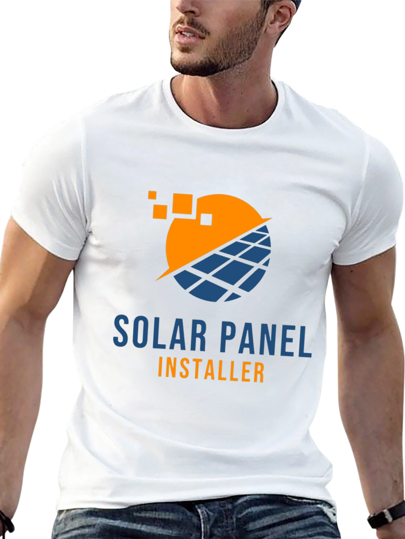 Solar Panel Installer T-Shirt - Energy Efficient Apparel