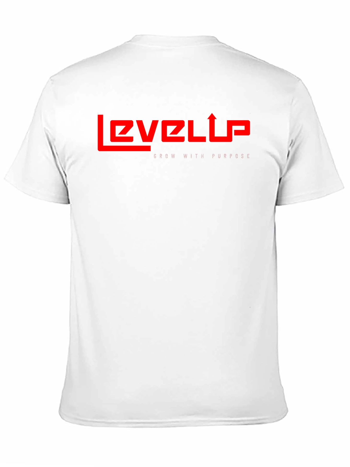 Level Up Graphic Tee - Red on Black