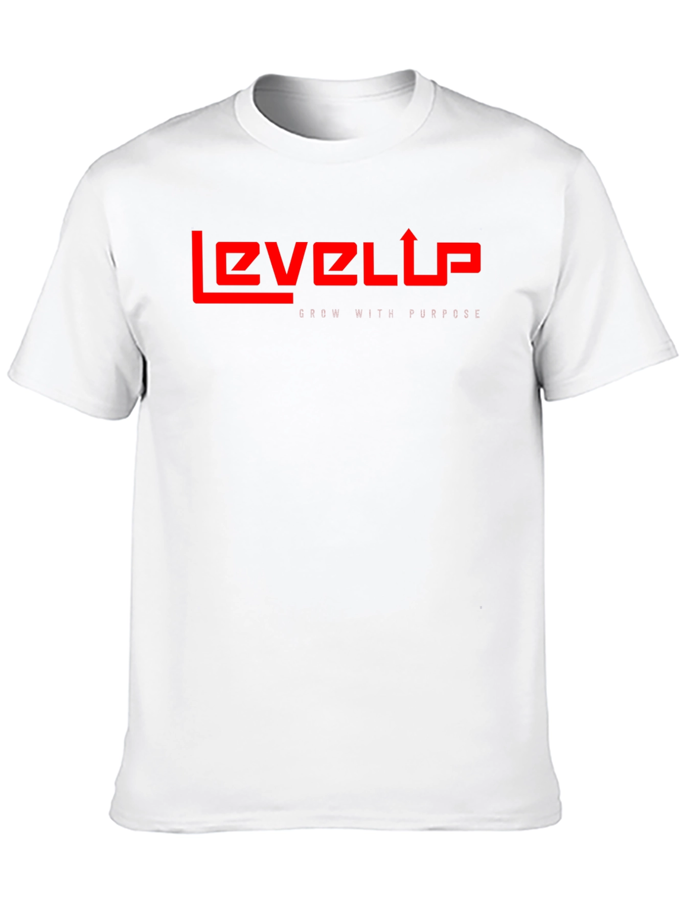 Level Up Graphic Tee - Red on Black