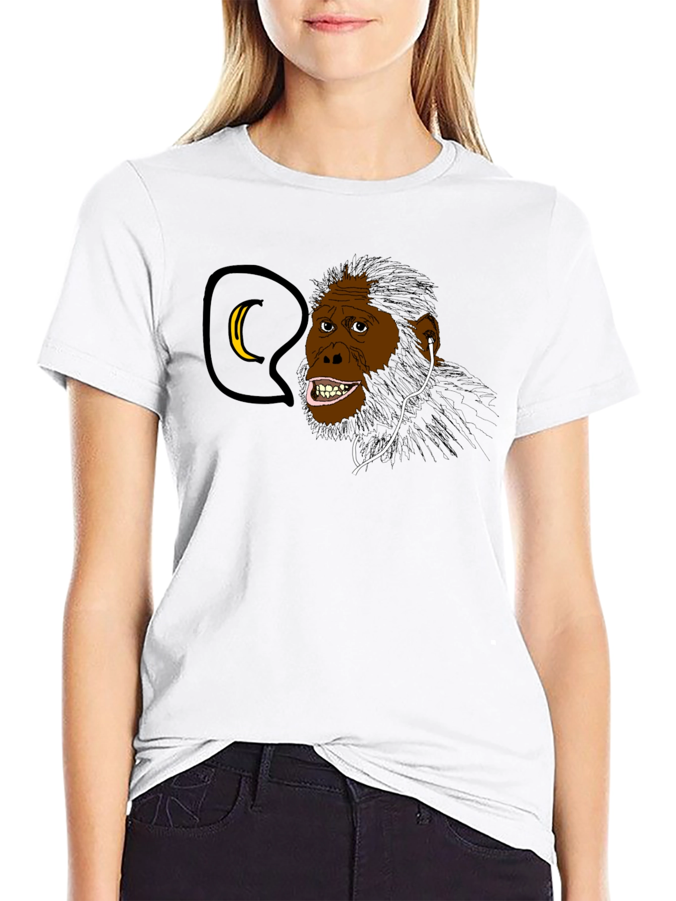 Funny Ape Evolution T-Shirt - Black