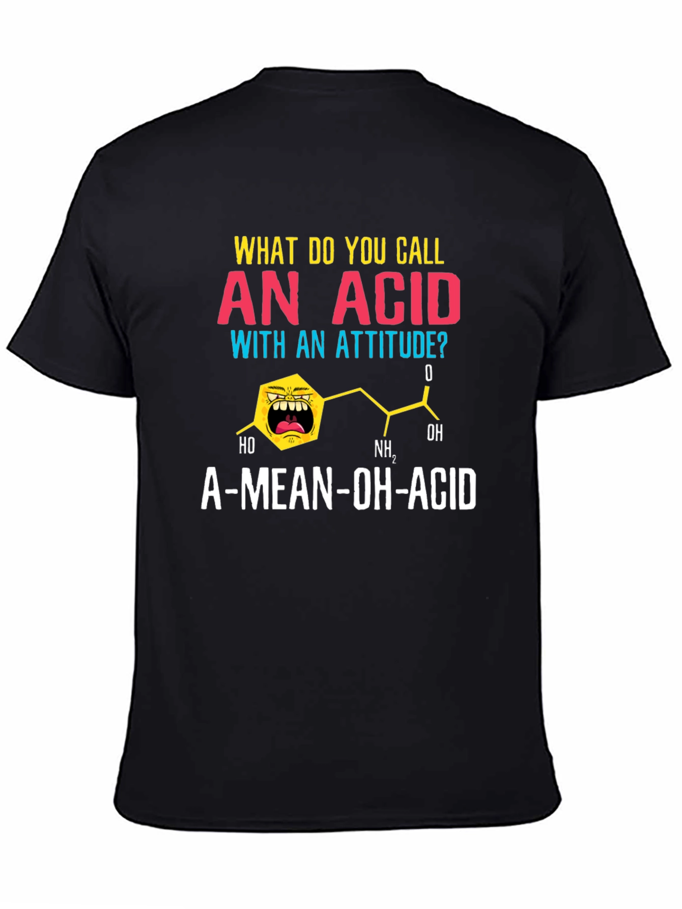 A-Mean-Oh-Acid T-Shirt Funny Chemistry Pun
