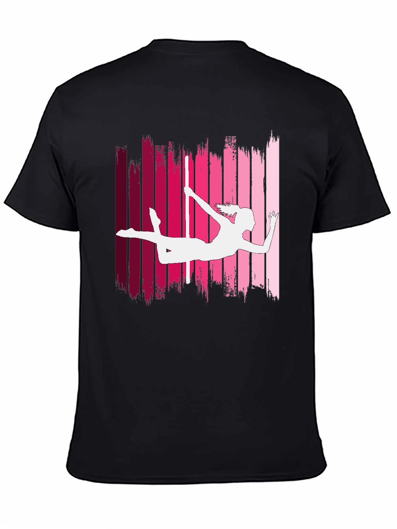 Pole Dancer Silhouette Graphic Tee