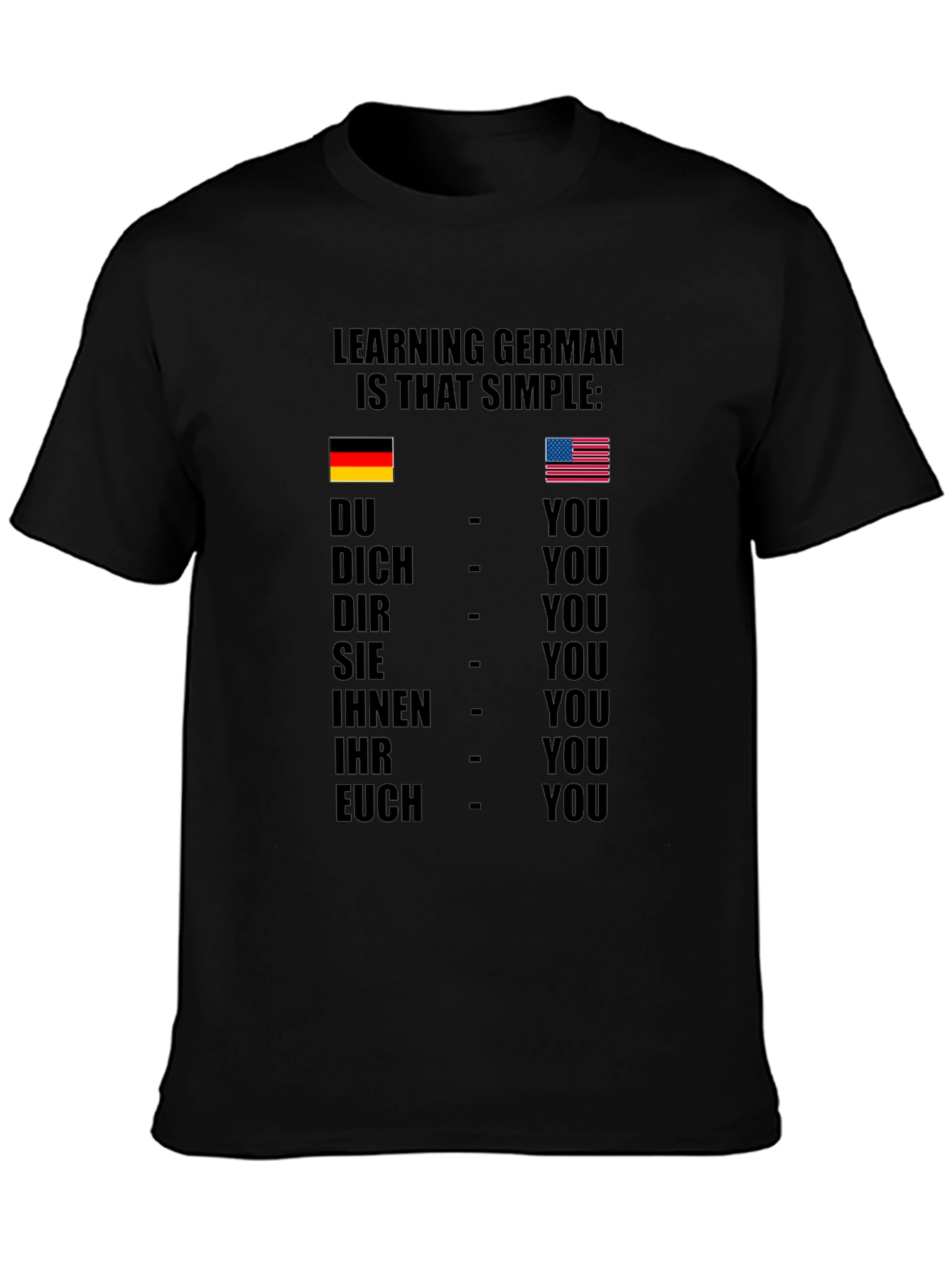 Funny German Language Learning T-Shirt