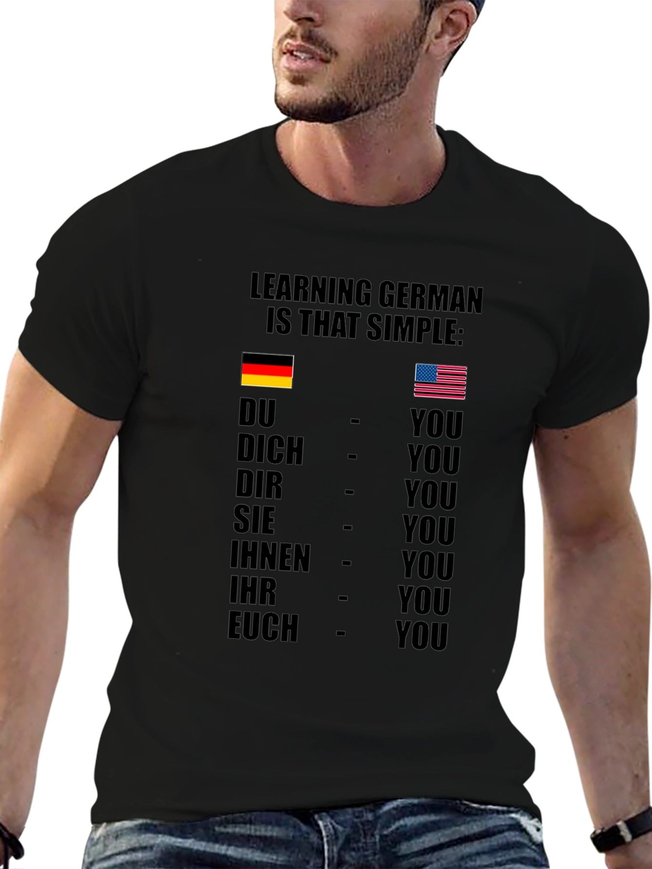 Funny German Language Learning T-Shirt