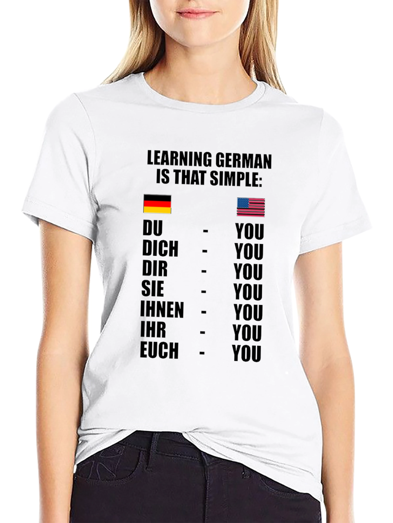 Funny German Language Learning T-Shirt