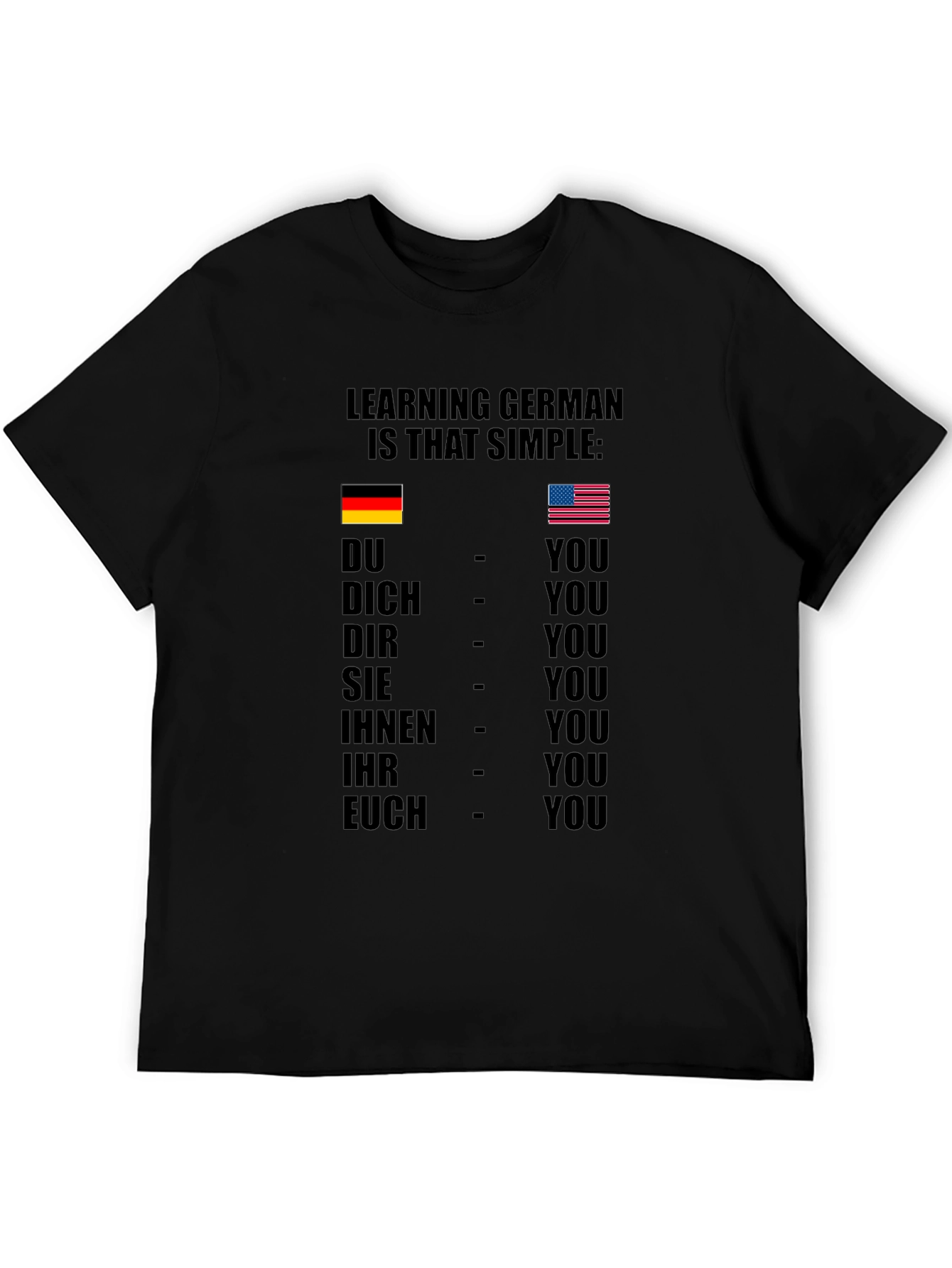 Funny German Language Learning T-Shirt