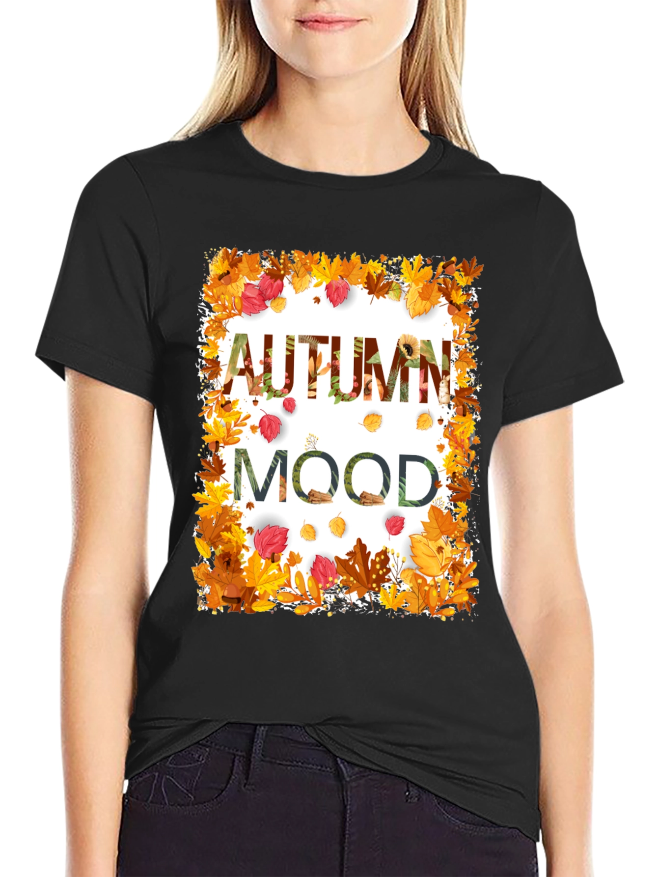 Autumn Mood Graphic Tee - Fall Fashion