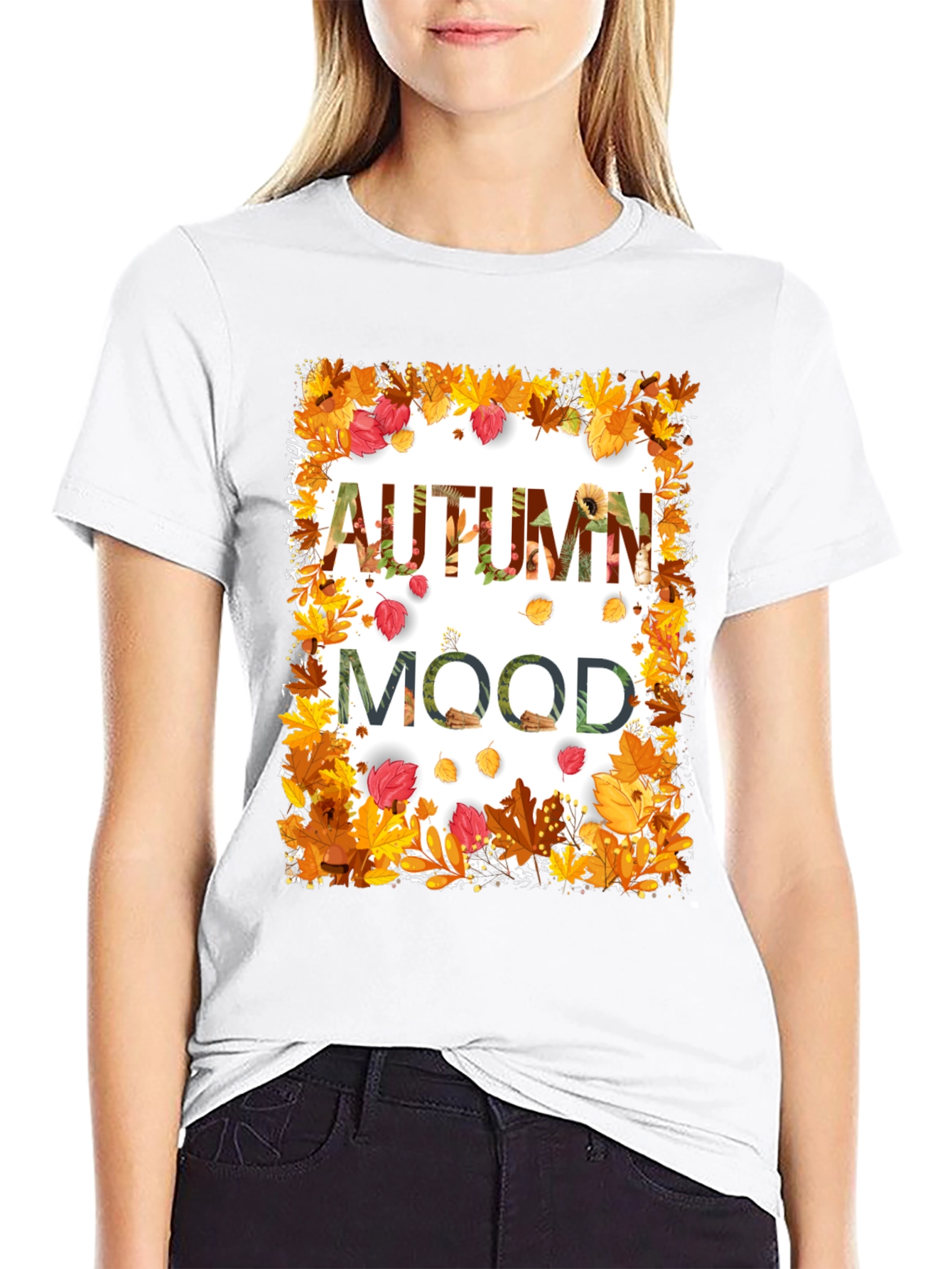Autumn Mood Graphic Tee - Fall Fashion