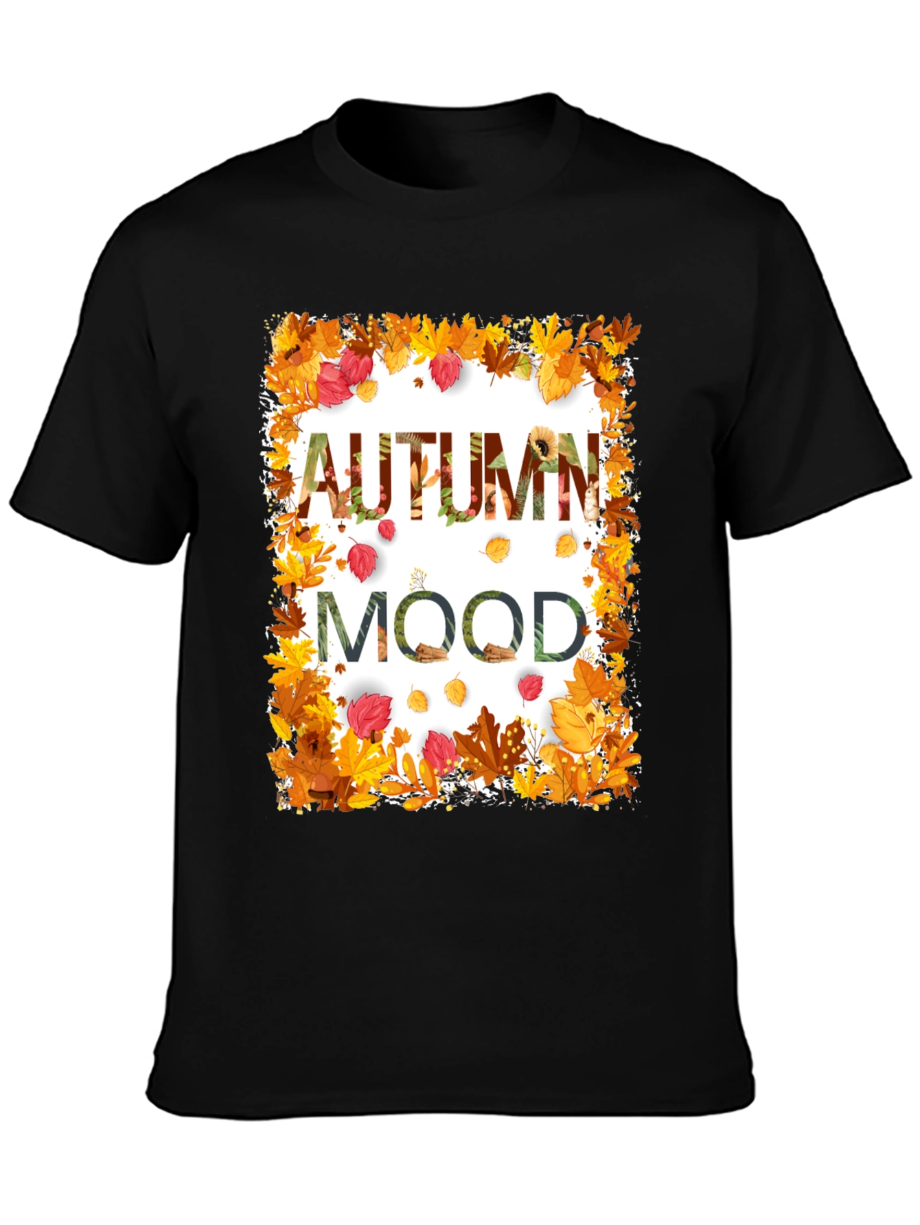 Autumn Mood Graphic Tee - Fall Fashion