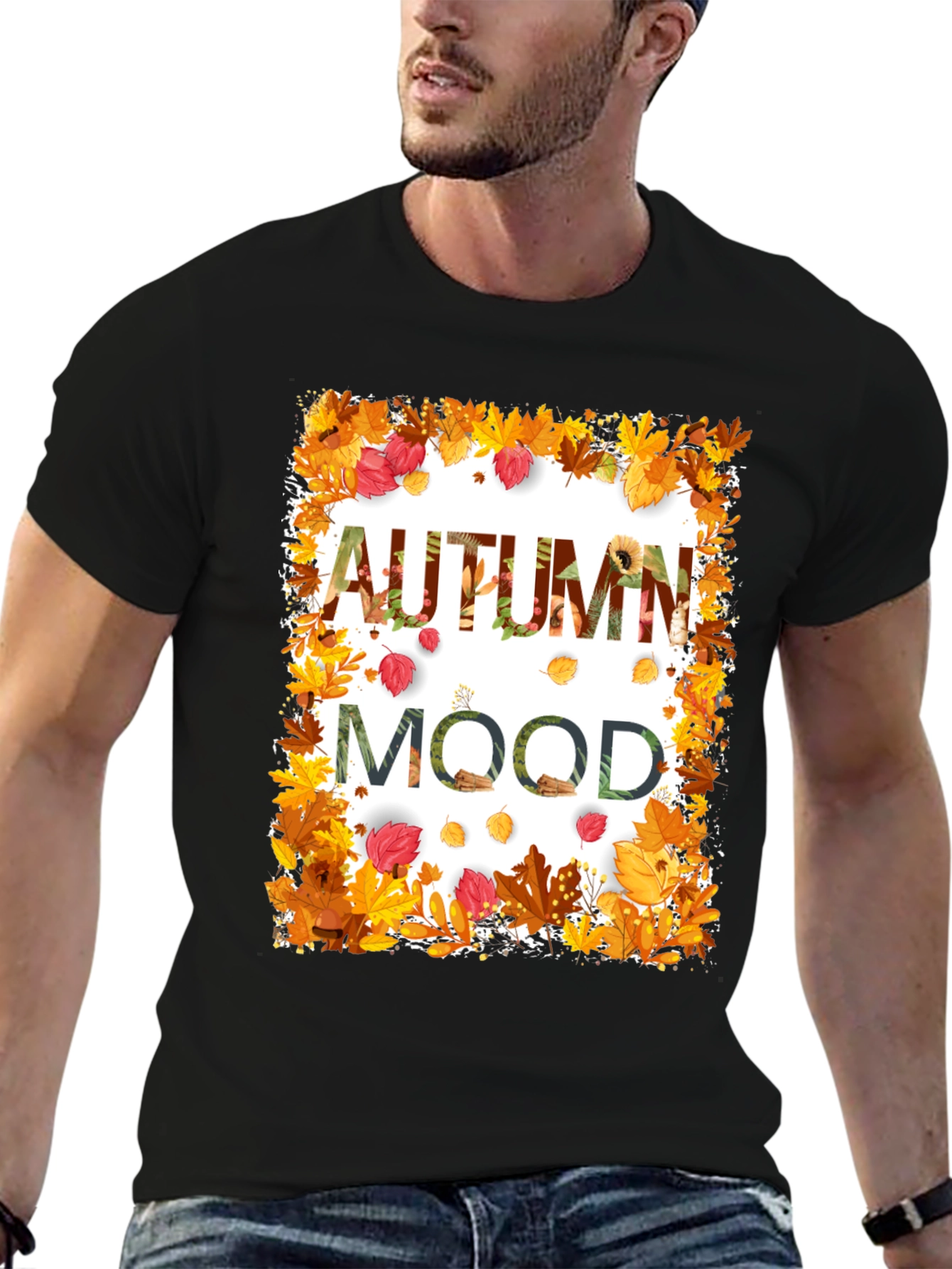 Autumn Mood Graphic Tee - Fall Fashion
