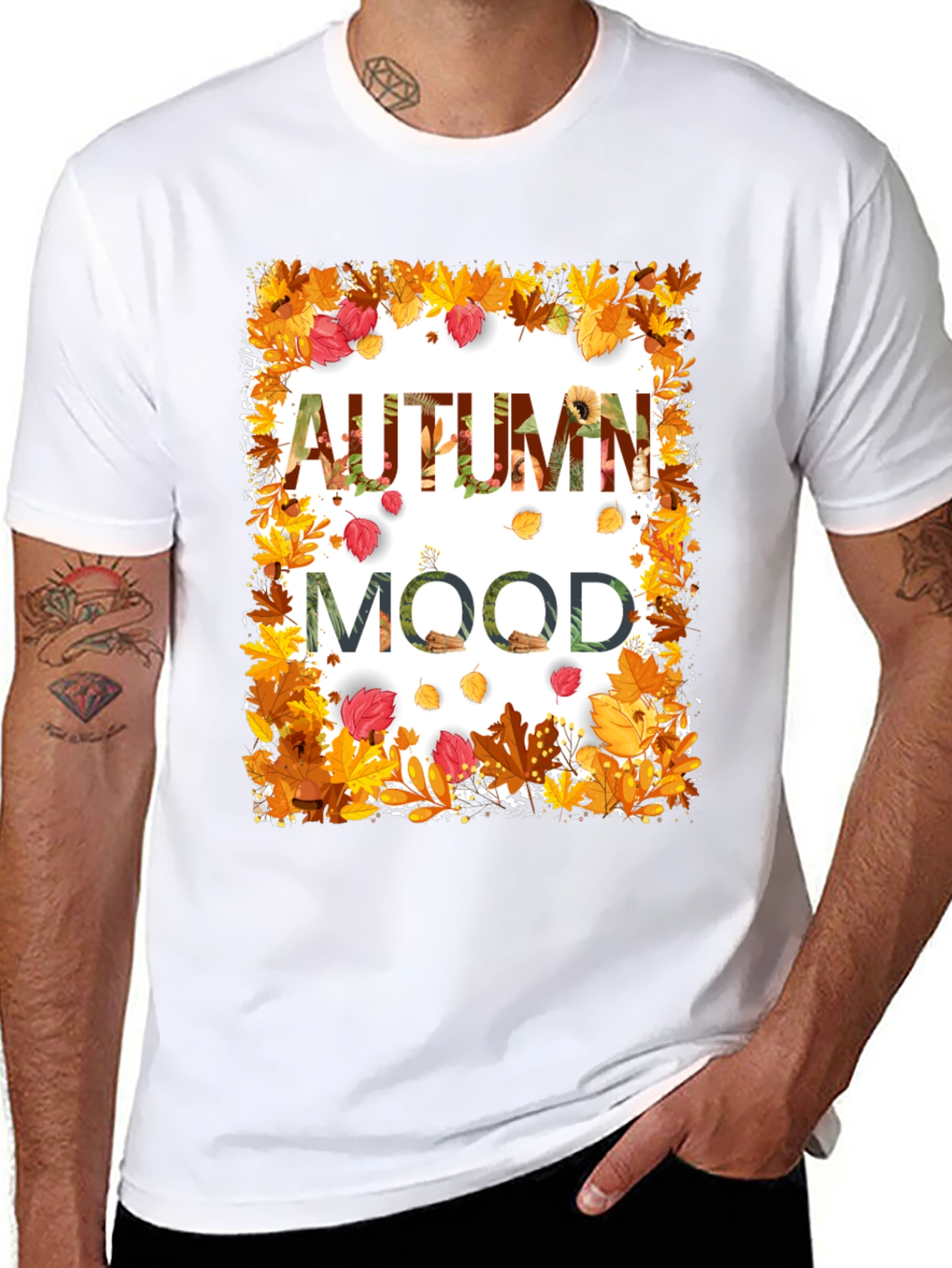 Autumn Mood Graphic Tee - Fall Fashion