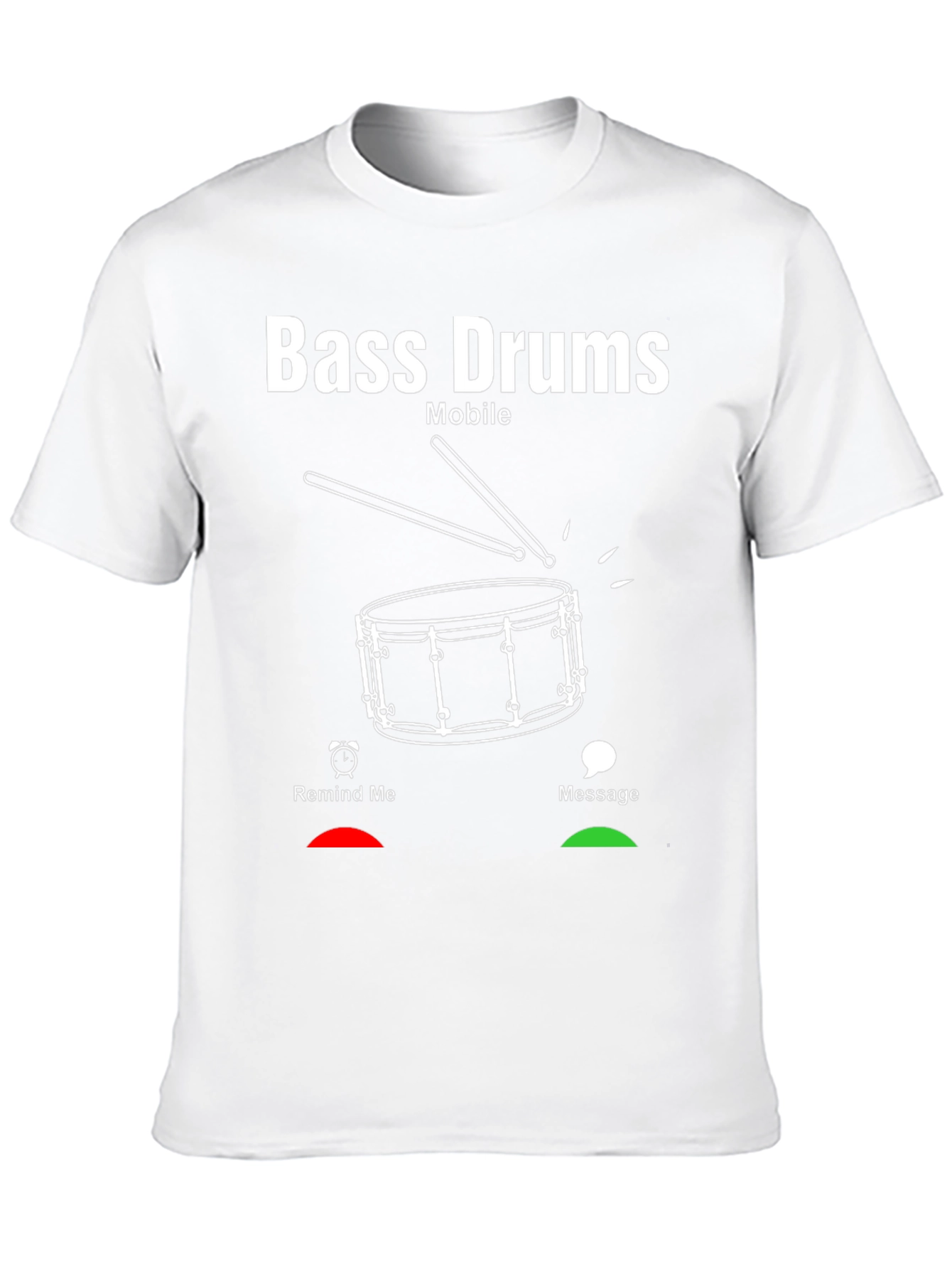 Bass Drums Mobile Graphic T-Shirt