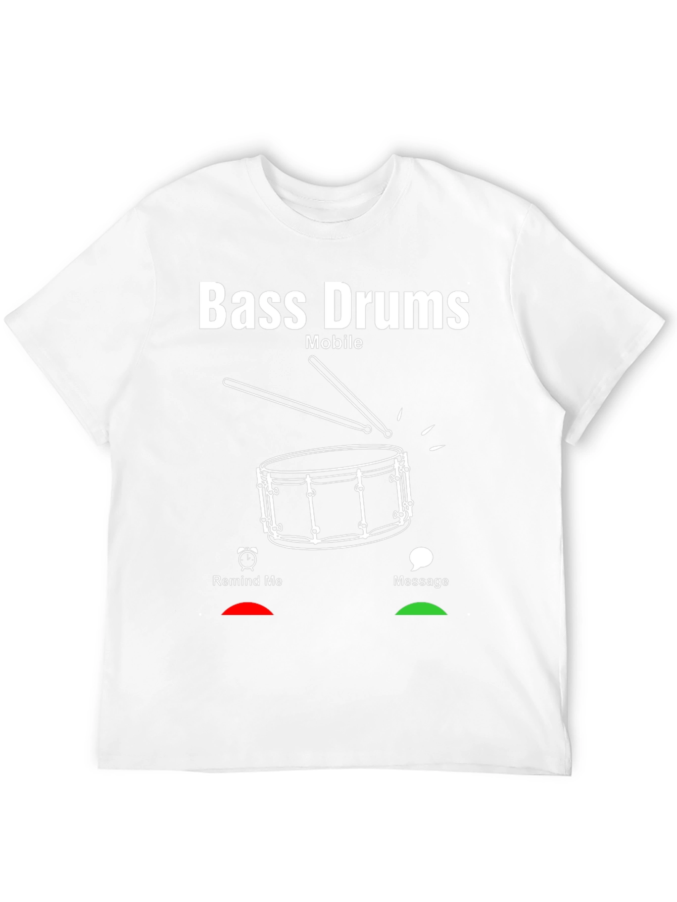 Bass Drums Mobile Graphic T-Shirt