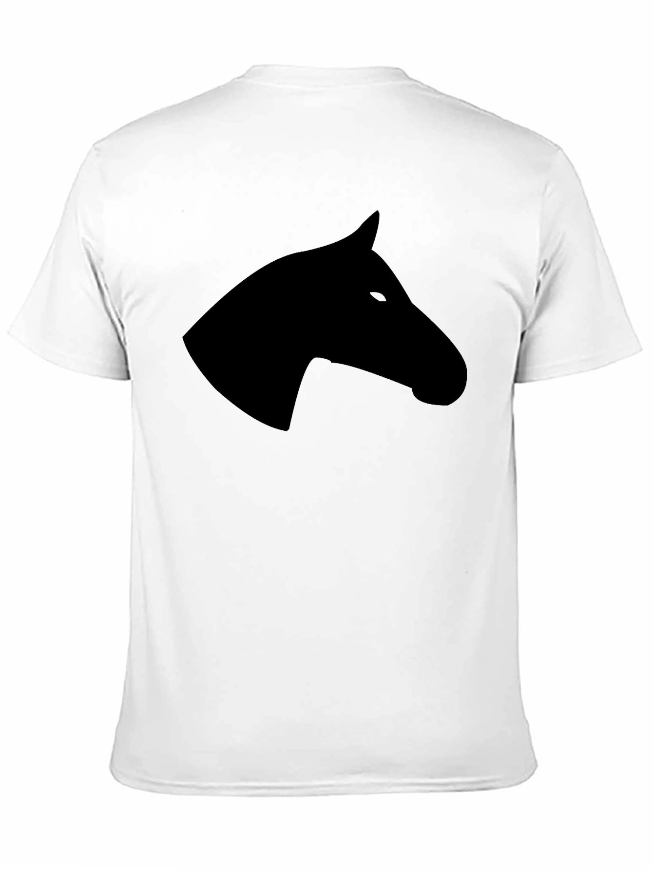 Black Horse Head Graphic Tee