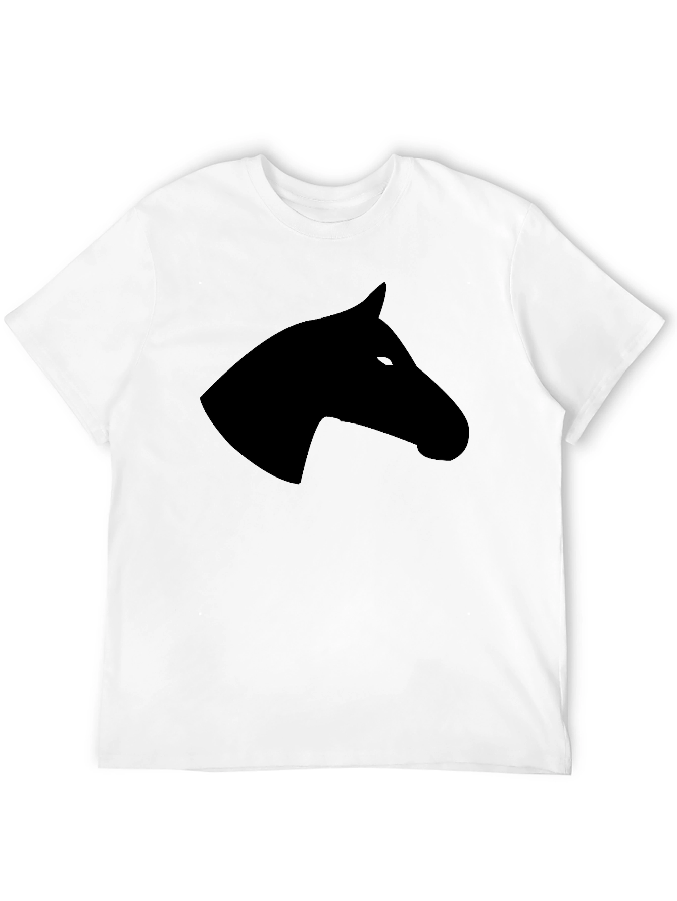 Black Horse Head Graphic Tee